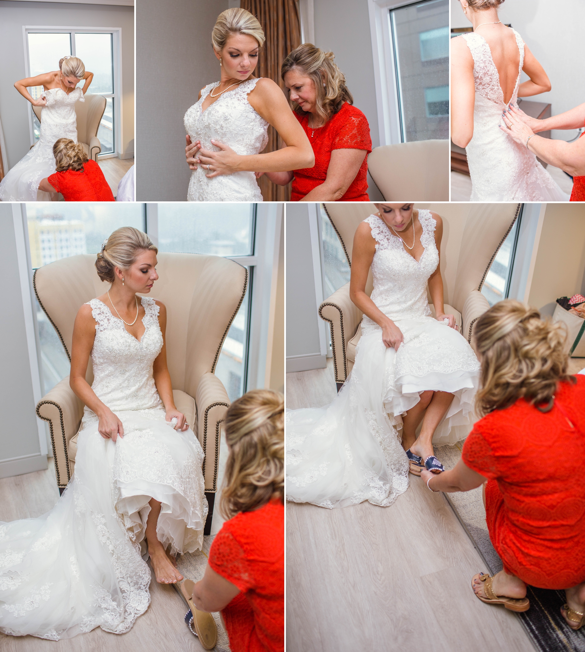 Wedding Photography at the Sheraton Hotel in Downtown Raleigh North carolina