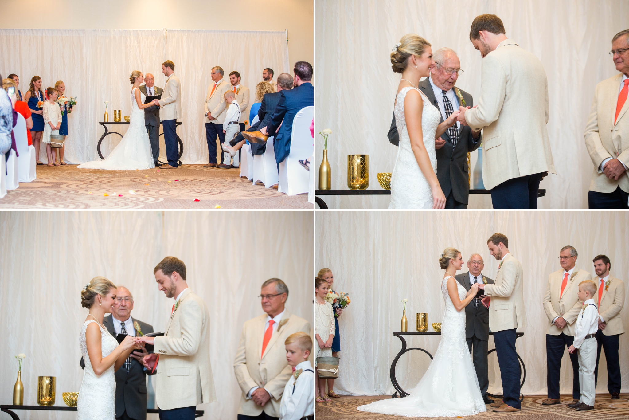 Raleigh North Carolina Wedding Photographer at the Downtown Sheraton Hotel 