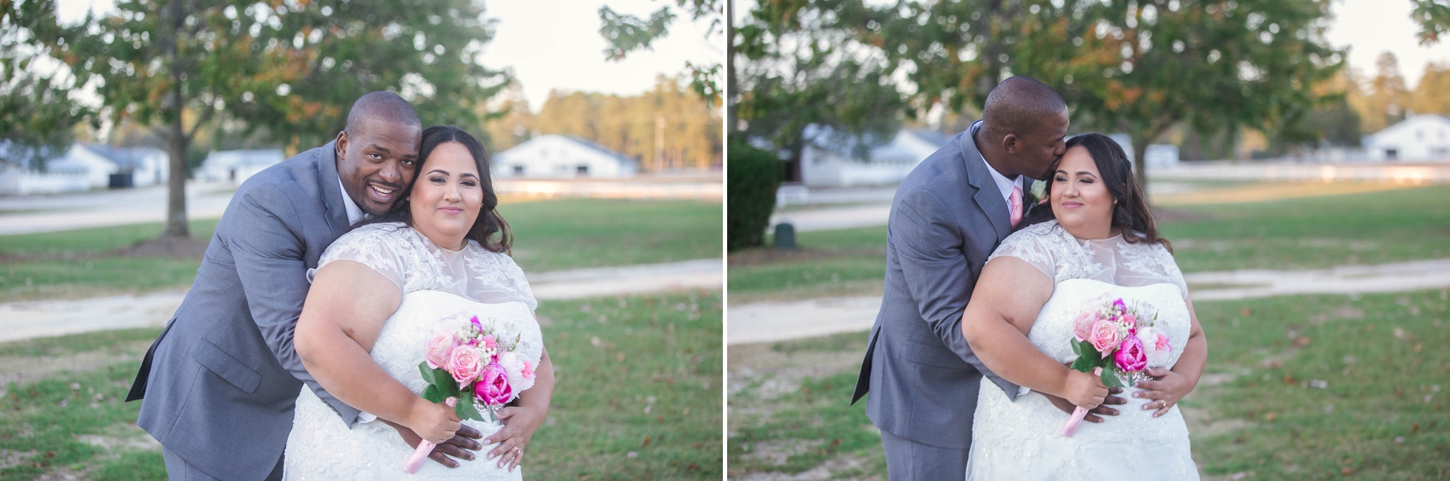Wedding photography at the fair barn in pinehurst north carolina