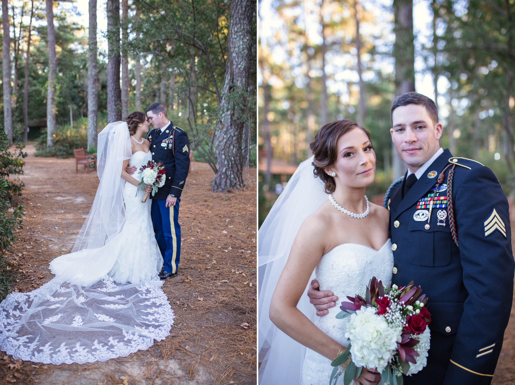 Wedding Photography at the Cape Fear Botanical Garden in Fayetteville North Carolina