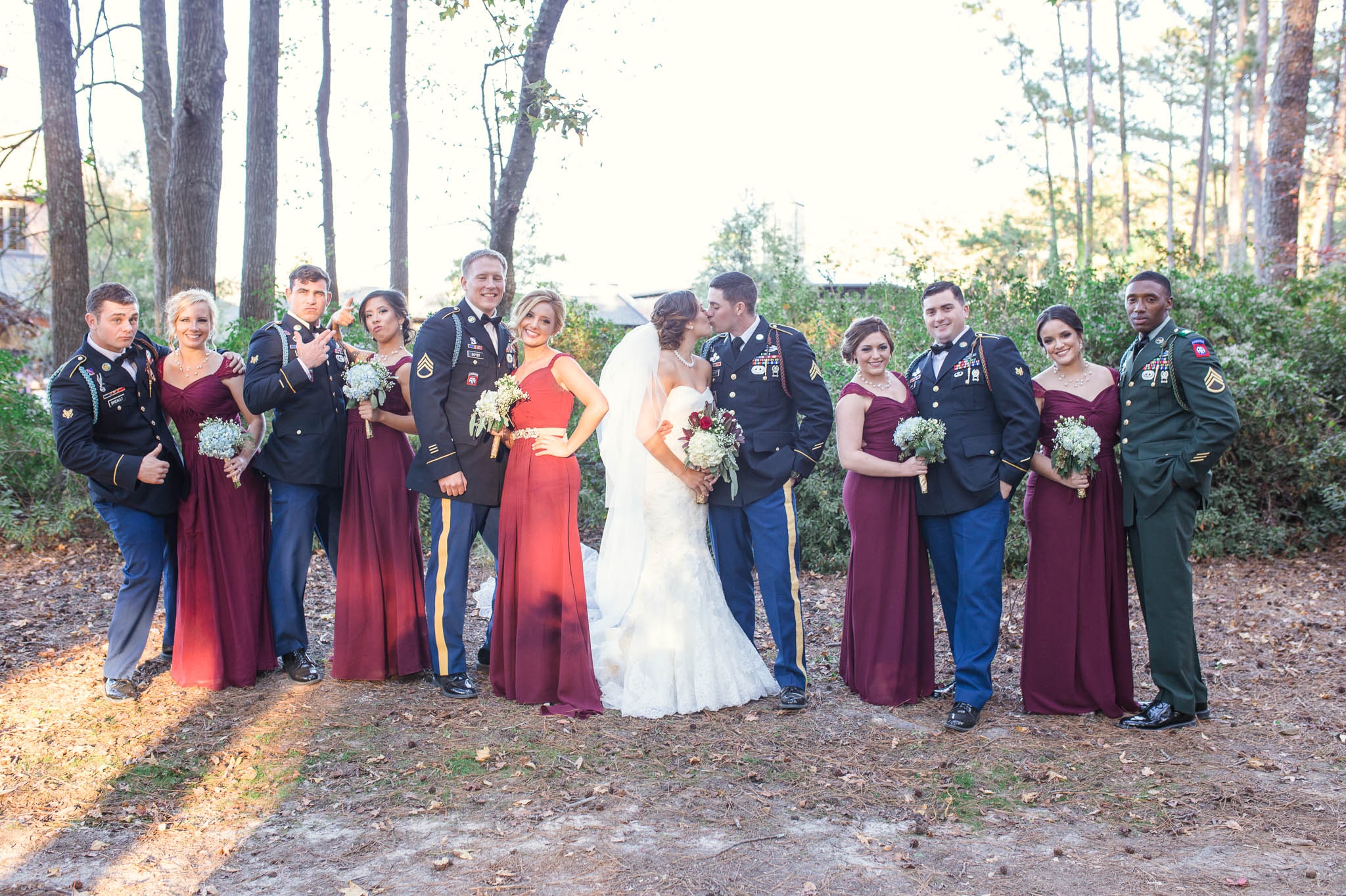 Wedding Photography at the Cape Fear Botanical Garden in Fayetteville North Carolina