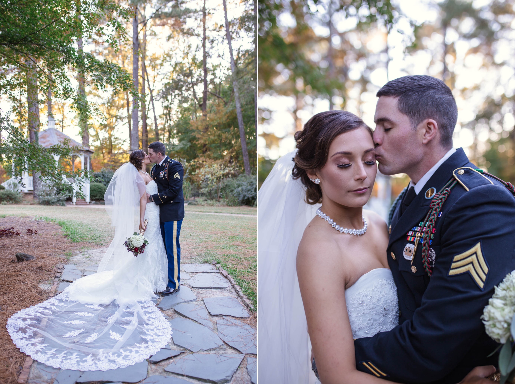 Wedding Photography at the Cape Fear Botanical Garden in Fayetteville North Carolina