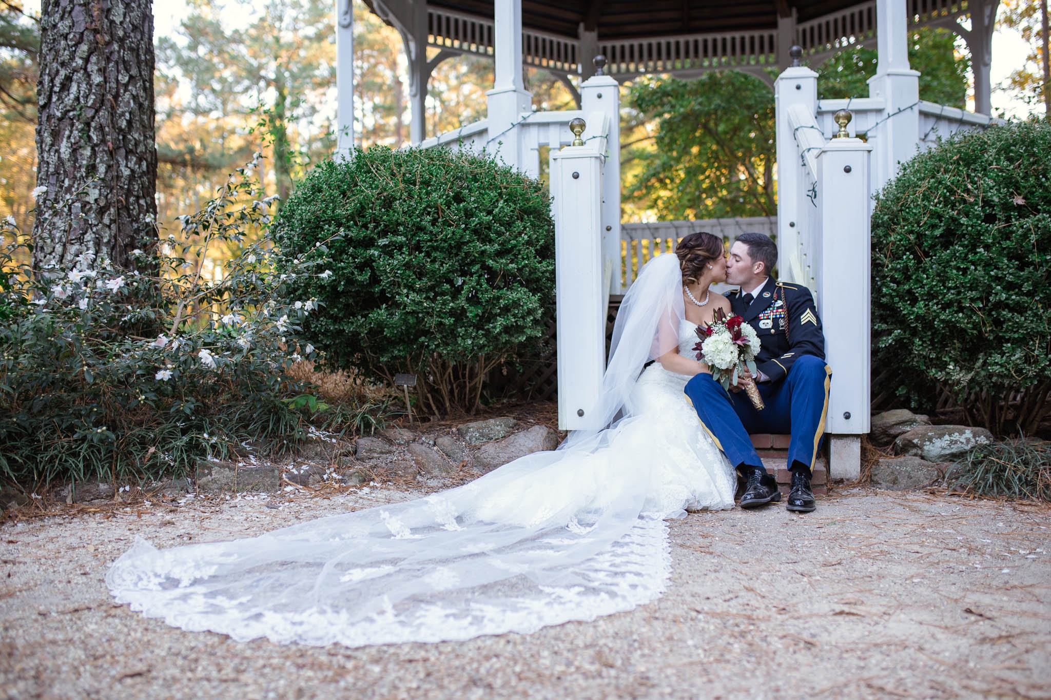 Wedding Photography at the Cape Fear Botanical Garden in Fayetteville North Carolina