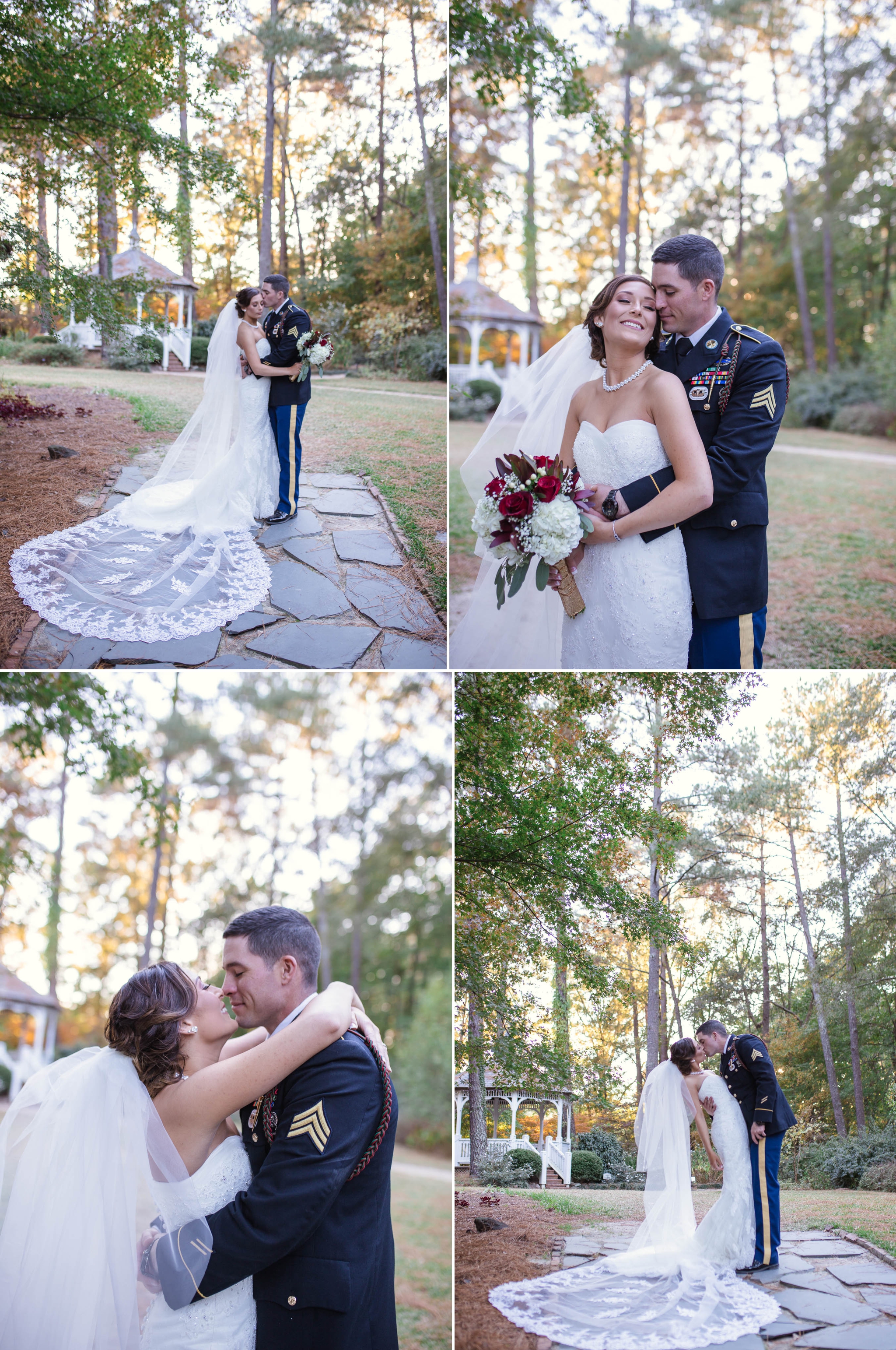 Wedding Photography at the Cape Fear Botanical Garden in Fayetteville North Carolina