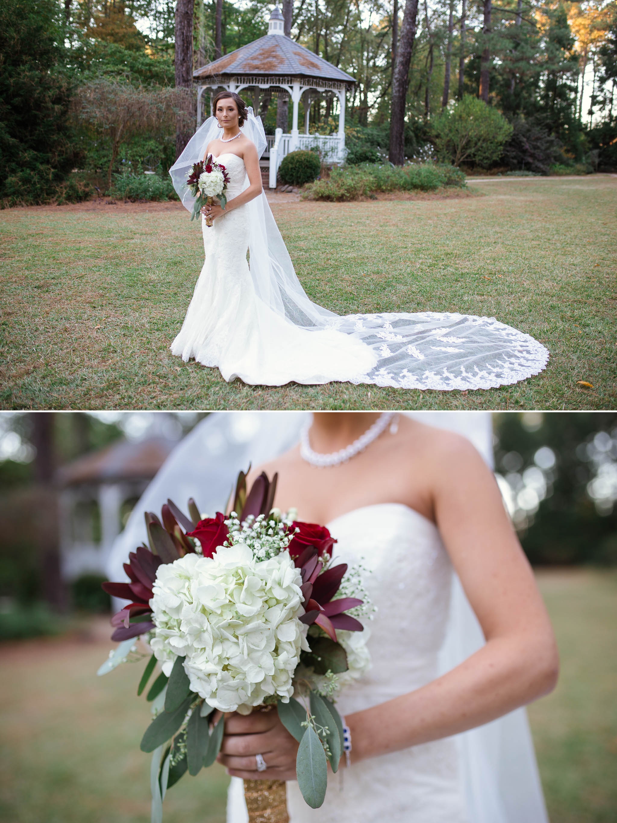 Wedding Photography at the Cape Fear Botanical Garden in Fayetteville North Carolina