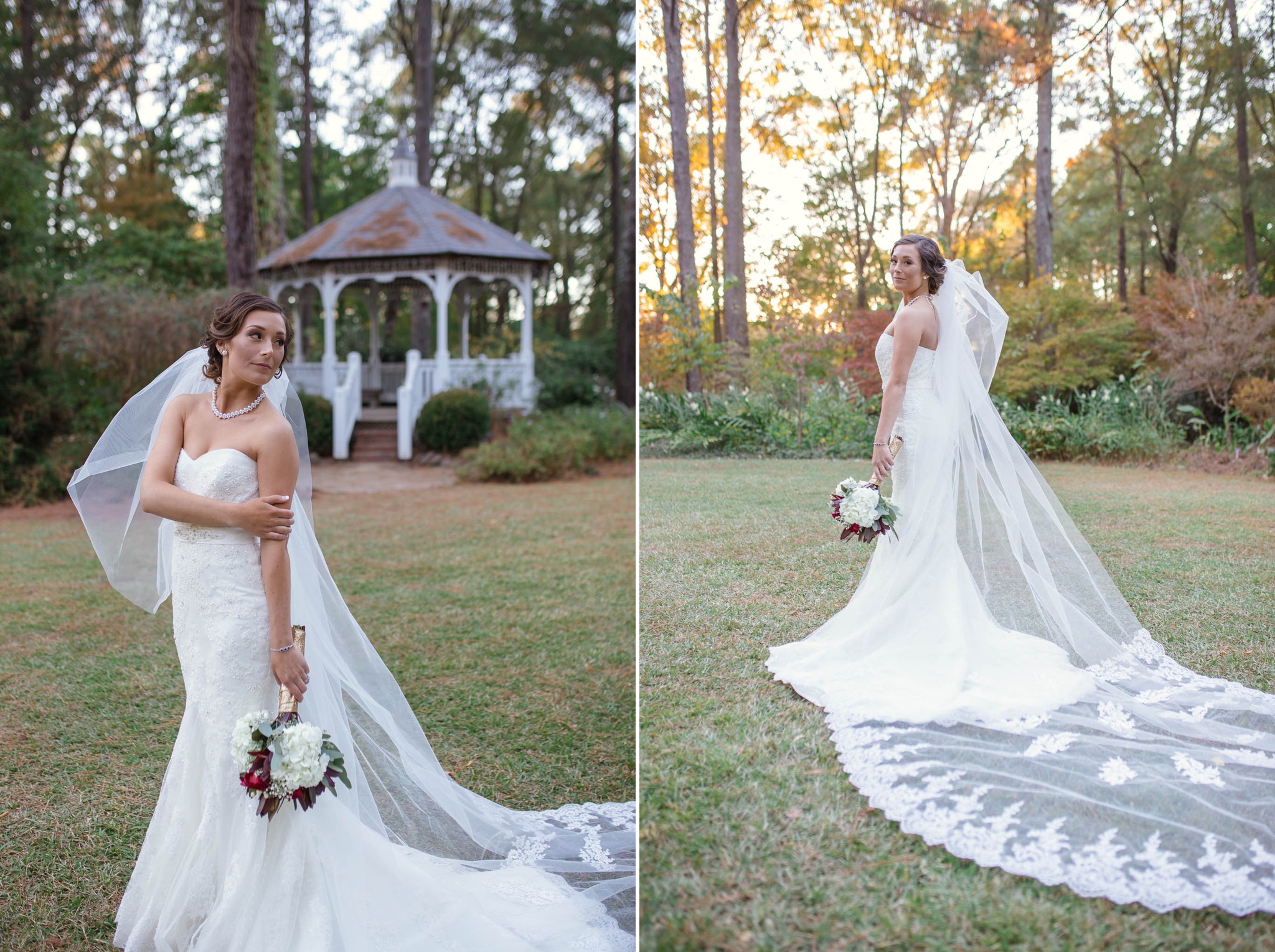 Wedding Photography at the Cape Fear Botanical Garden in Fayetteville North Carolina