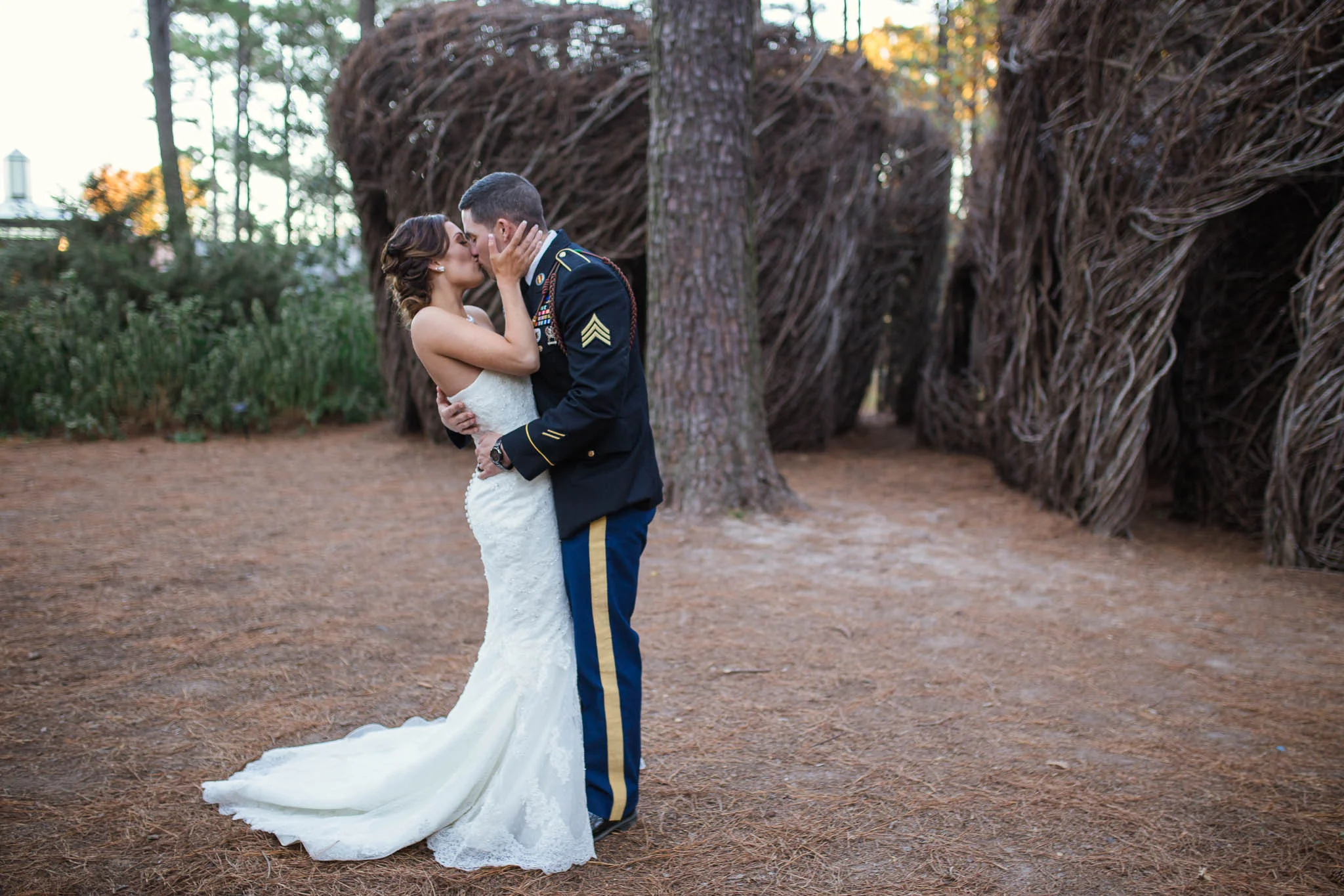 Wedding Photographer at Cape Fear Botanical Garden in Fayetteville North Carolina