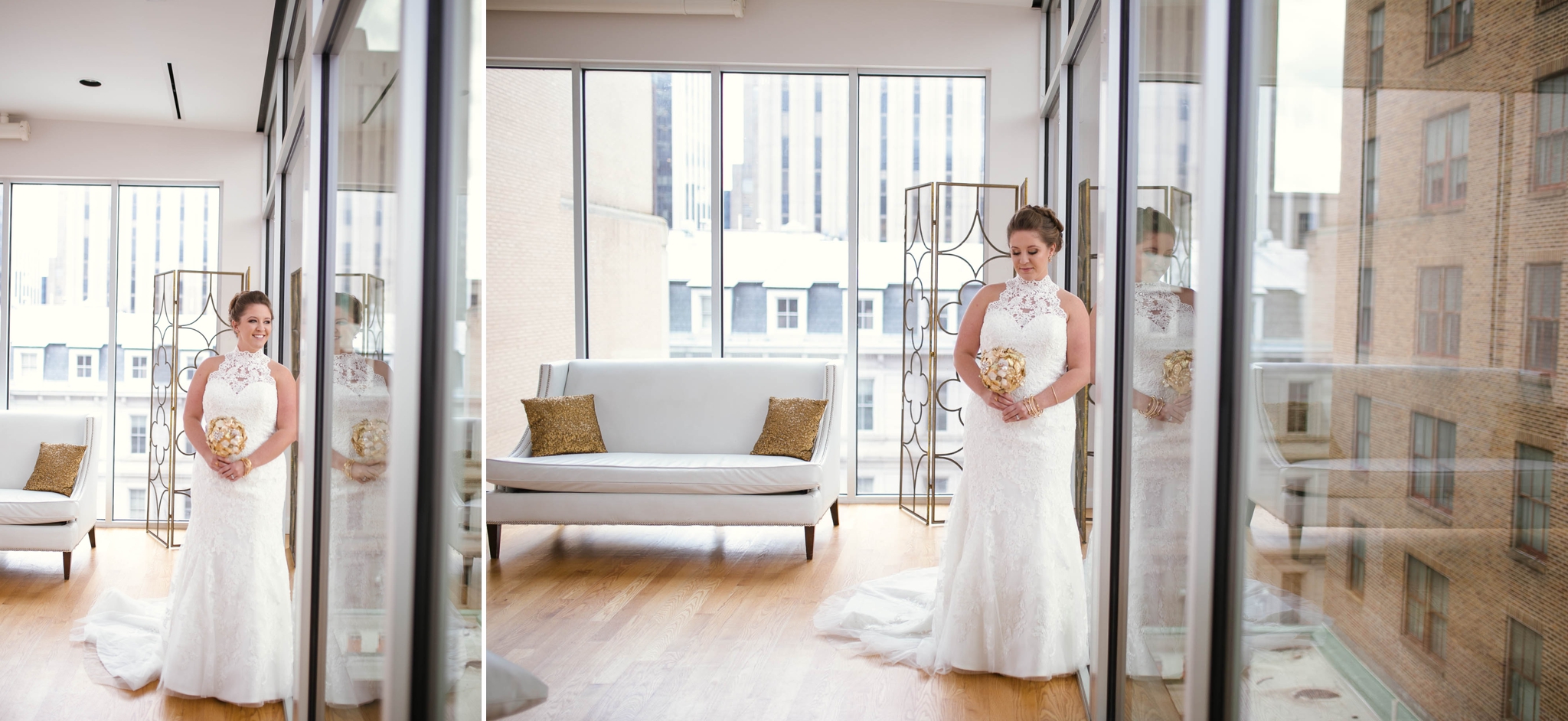 Bridal Photography  Session at the Glass Box in Raleigh North Carolina