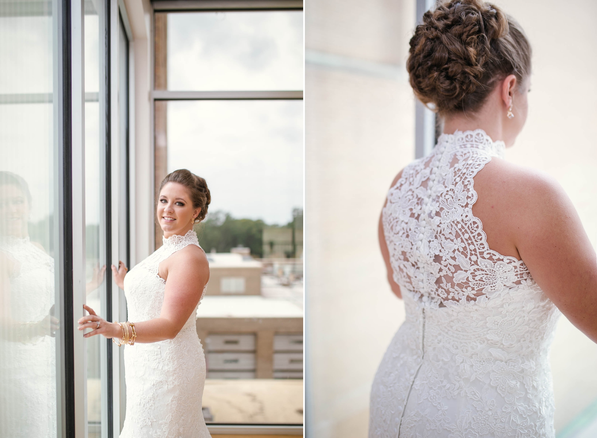 Bridal Photography Session at the Glass Box in Raleigh North Carolina
