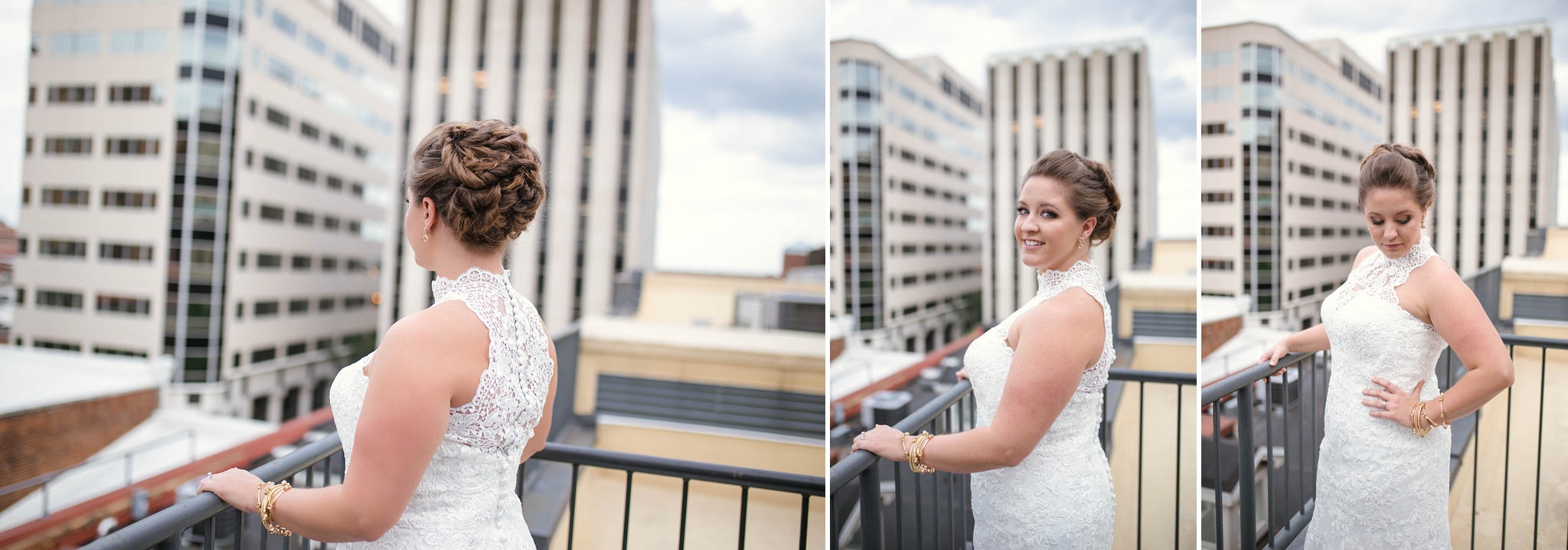 Bridal Photography Session at the Glass Box in Raleigh North Carolina