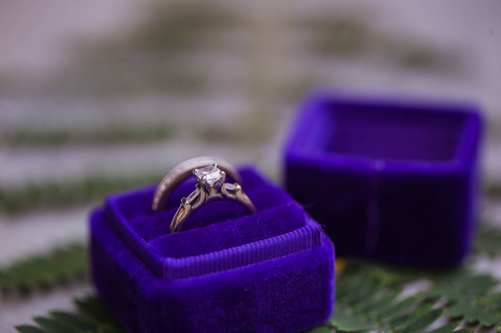 Purple and Gold Wedding Invitation Inspiration - Raleigh North Carolina Wedding Photography