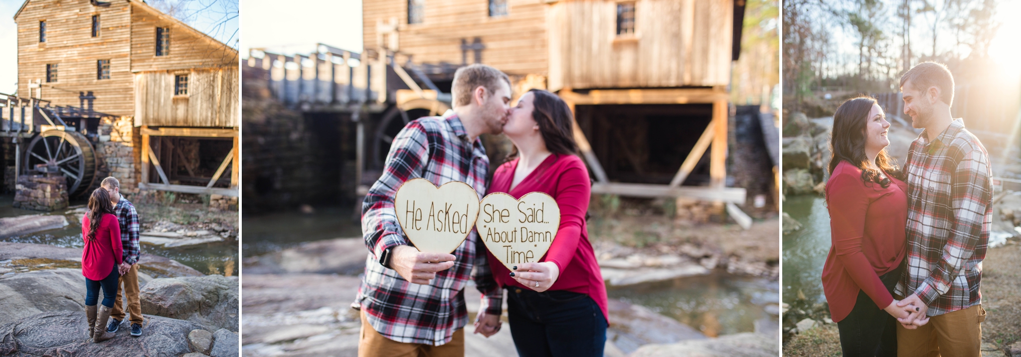 Raleigh Engagement Photographer at Yates Mill Park - Johanna Dye Photography - Dean Engagement