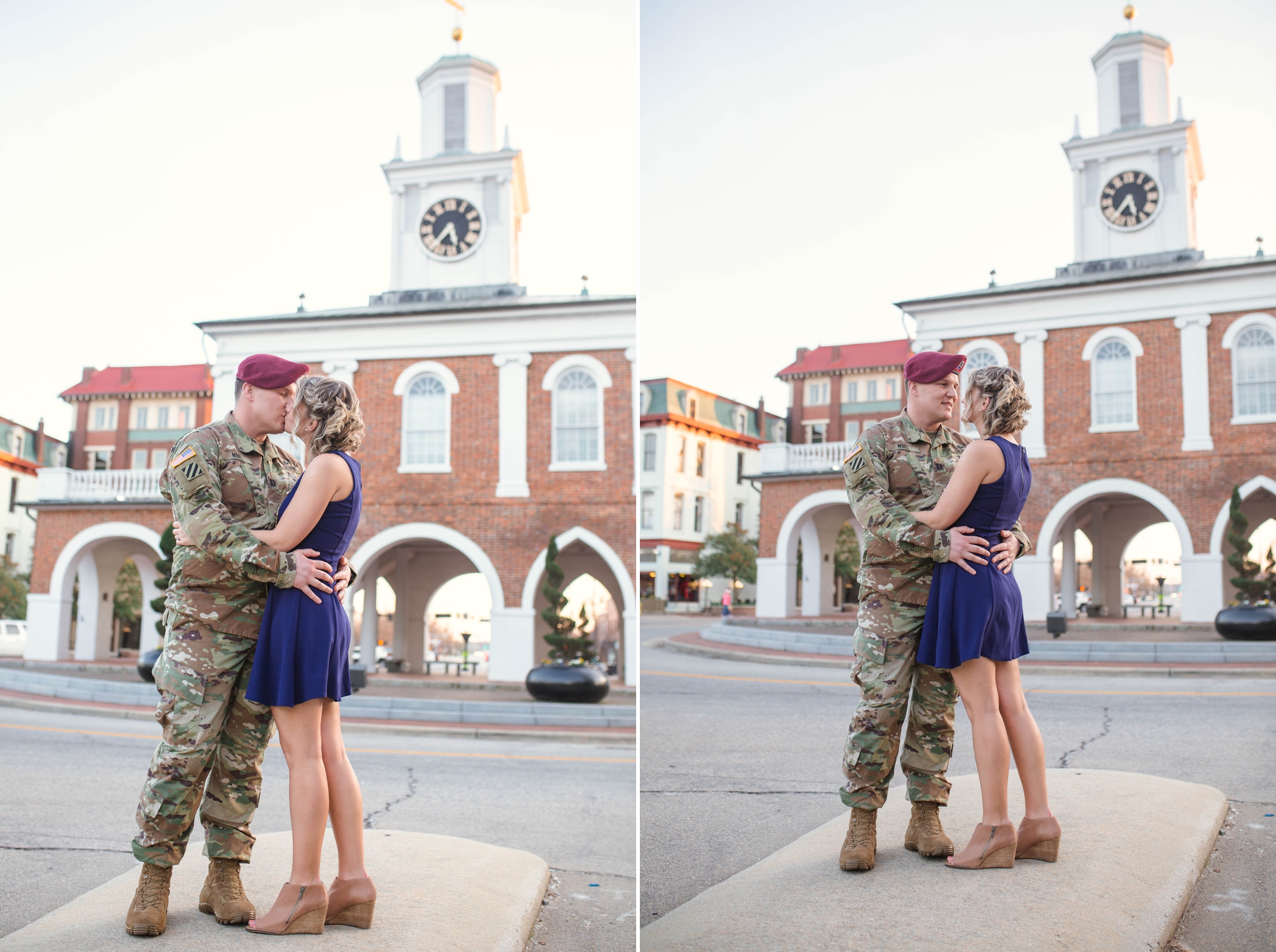 Engagement Photography Session in Downtown Fayetteville North Carolina