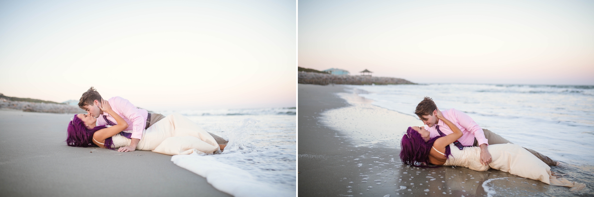 Kure Beach Wilmington North Carolina Wedding Photography - Mermaid inspired - Johanna Dye