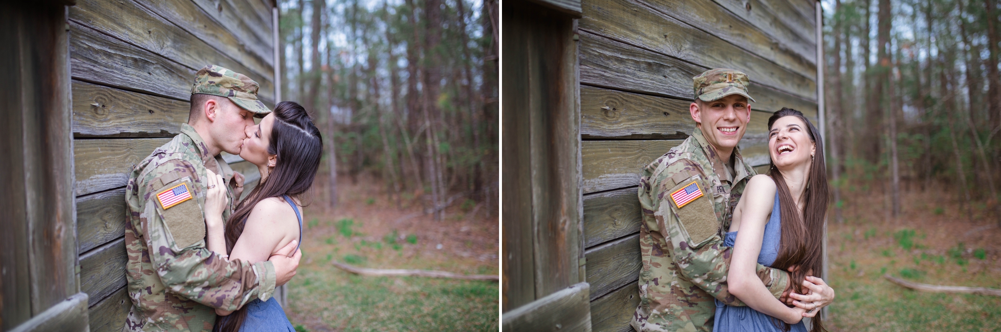 Military Family Photography at Clark Park in Fayetteville North Carolina 