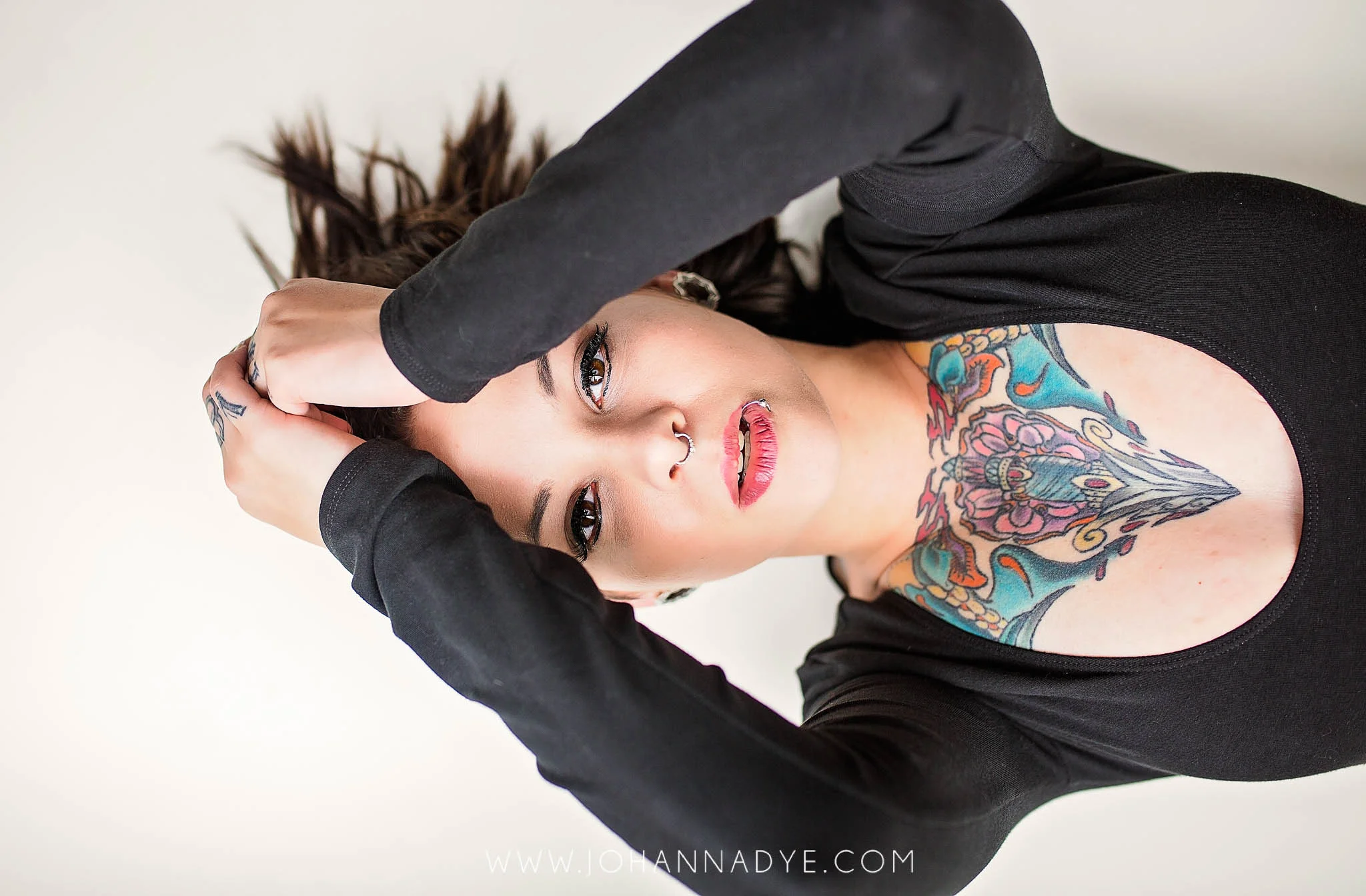 Miss N. - Alternative Tattoo Boudoir Photography in Raleigh North Carolina