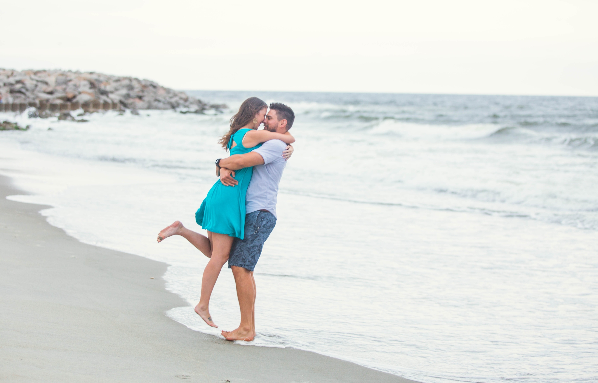 Fort Fisher NC Beach Photography Session - Wilmington North Carolina Engagement Photographer