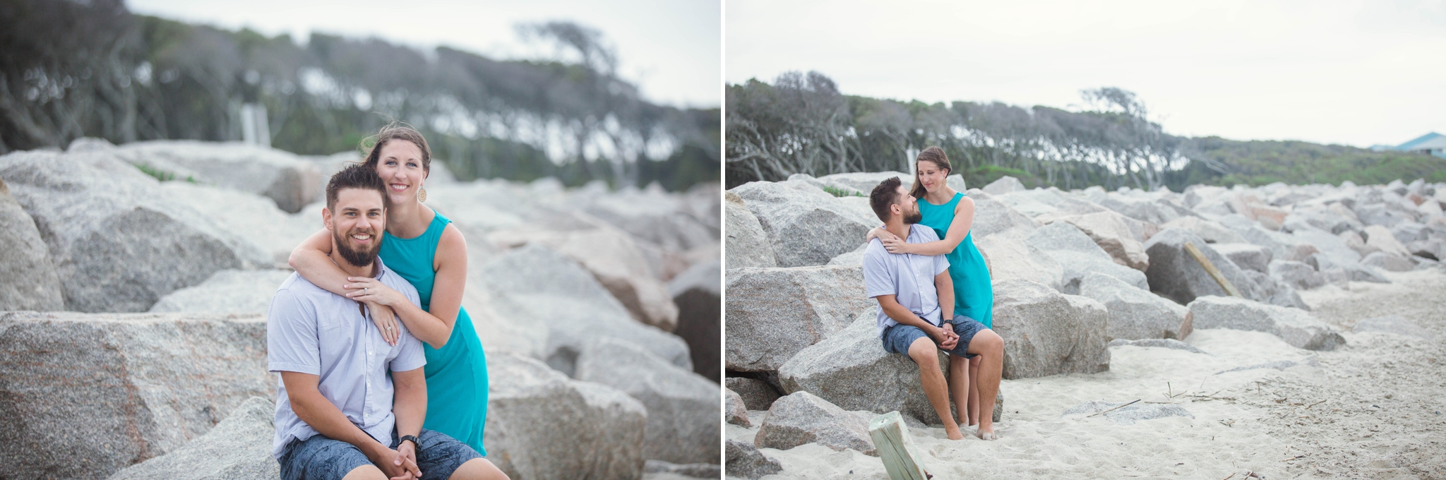 Fort Fisher NC Beach Photography Session - Wilmington North Carolina Engagement Photographer