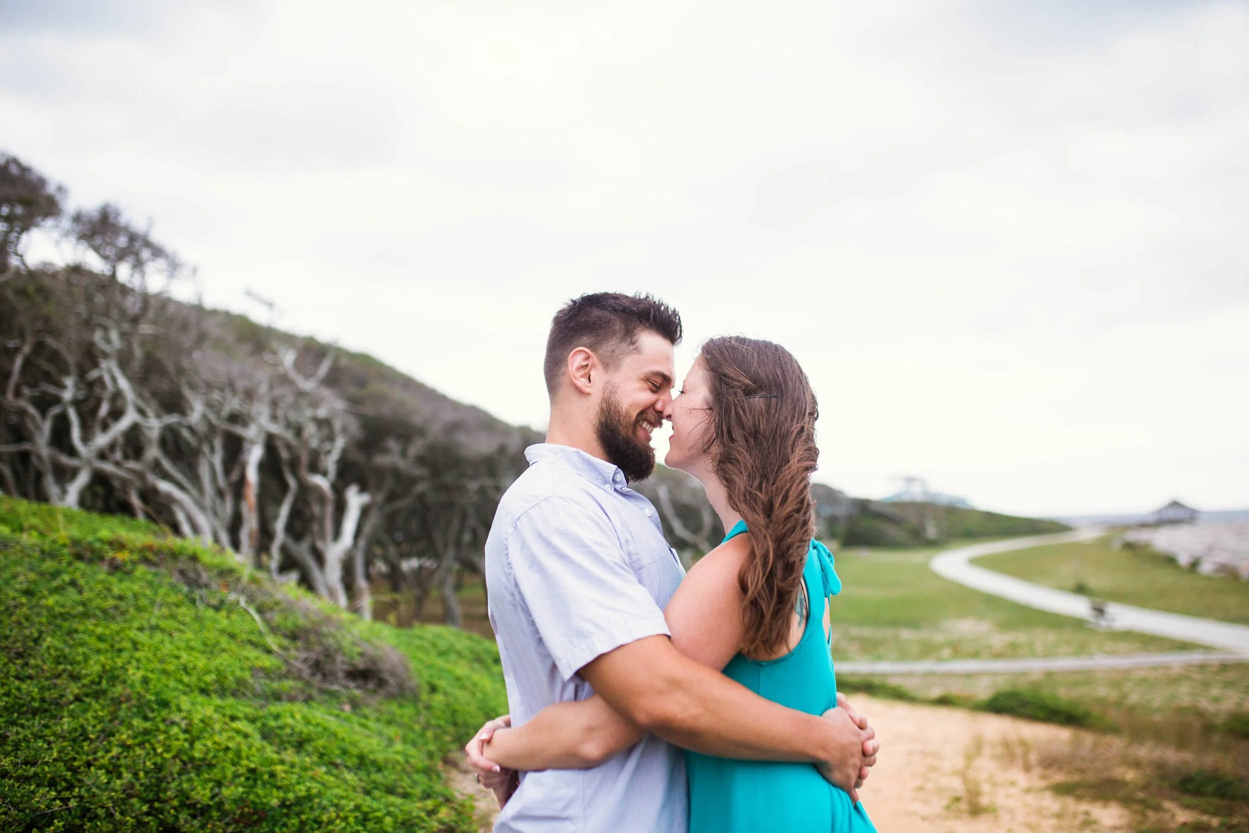 Mallori + Patrick - Wilmington Beach Engagement Photography 