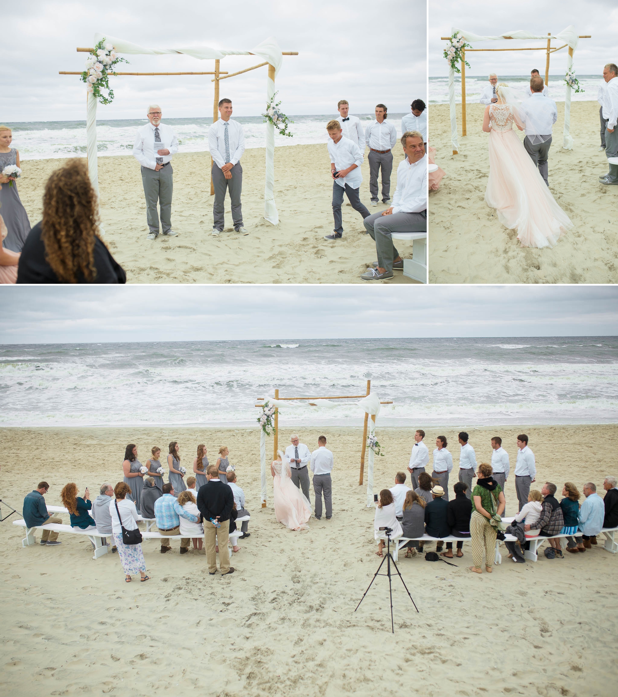  Beach Ceremony in Corolla NC&nbsp;     Outer Banks Beach Wedding Photographer - Johanna Dye Photography - OBX 