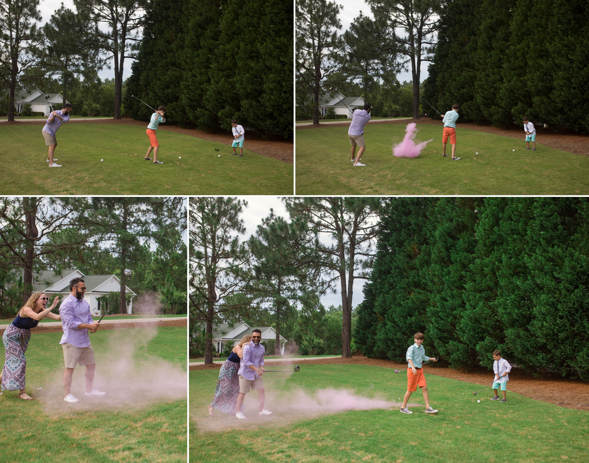 Gender Reveal Maternity Photography - Pinehurst, North Carolina Photographer 