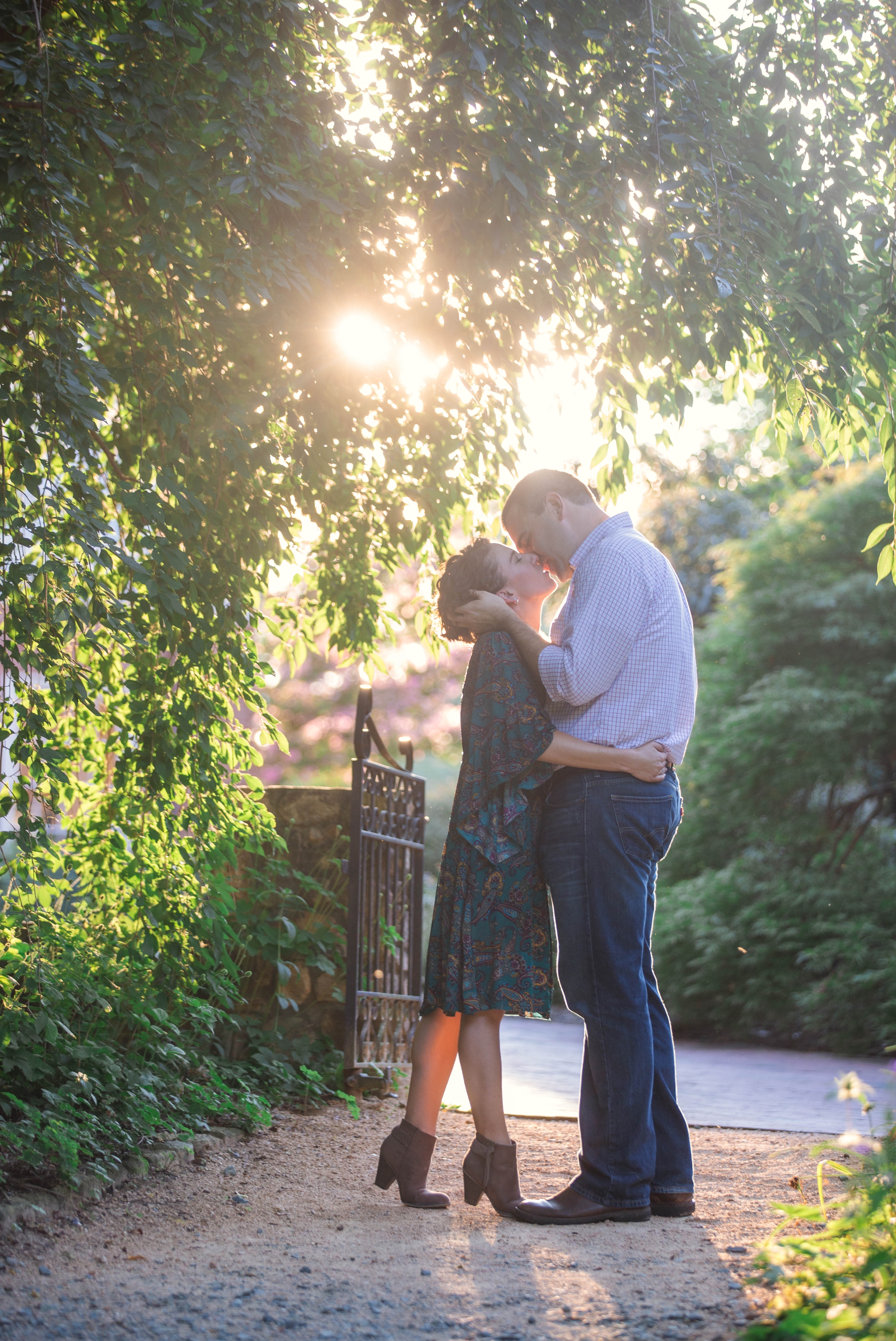 Dani + Adam - Engagement Photography Session at the UNC Chapel Hill Arboretum 