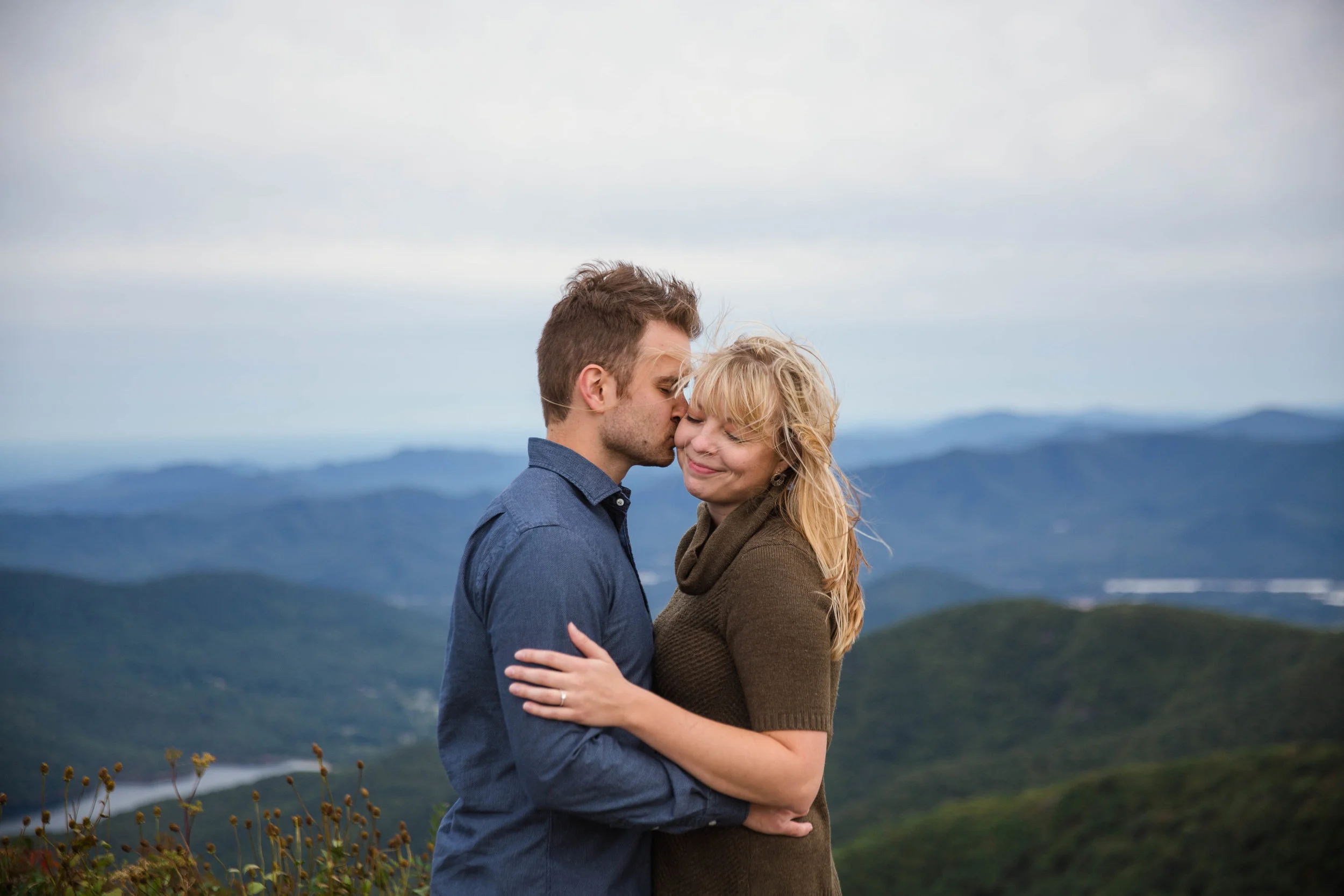 Anna + Josh - Asheville, North Carolina Engagement Photographer