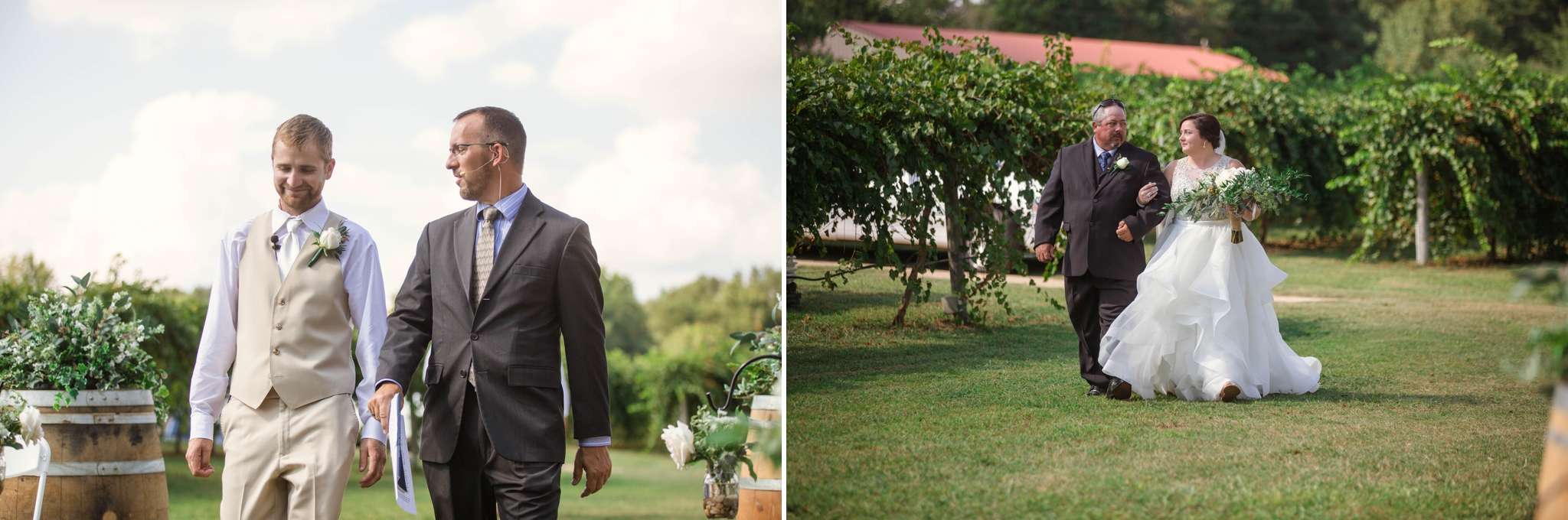 Wedding at Gregory Vineyards in Angier, NC - Raleigh North Carolina Wedding Photographer