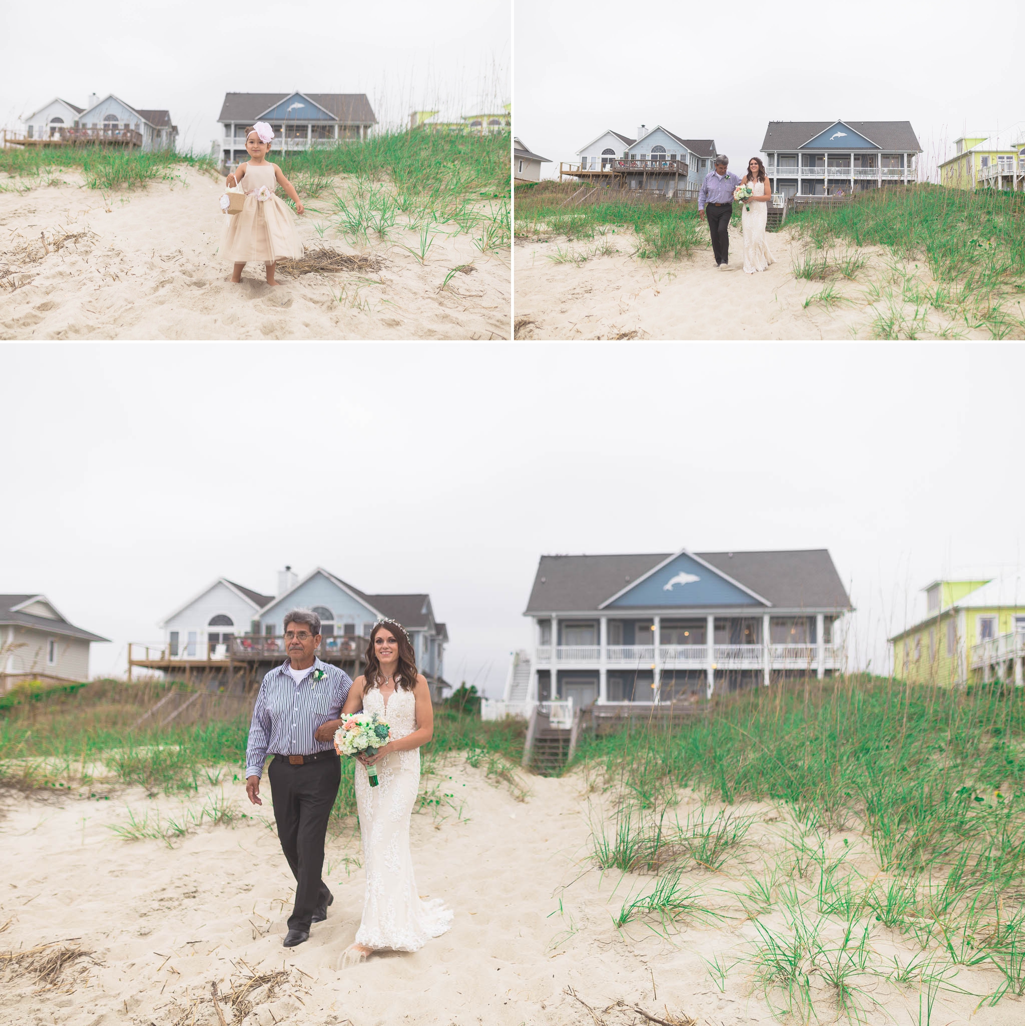 Rena + Aaron Wedding Photography at 1 Impossible Dream in Emerald Isle North Carolina - Outer Banks Photographer 