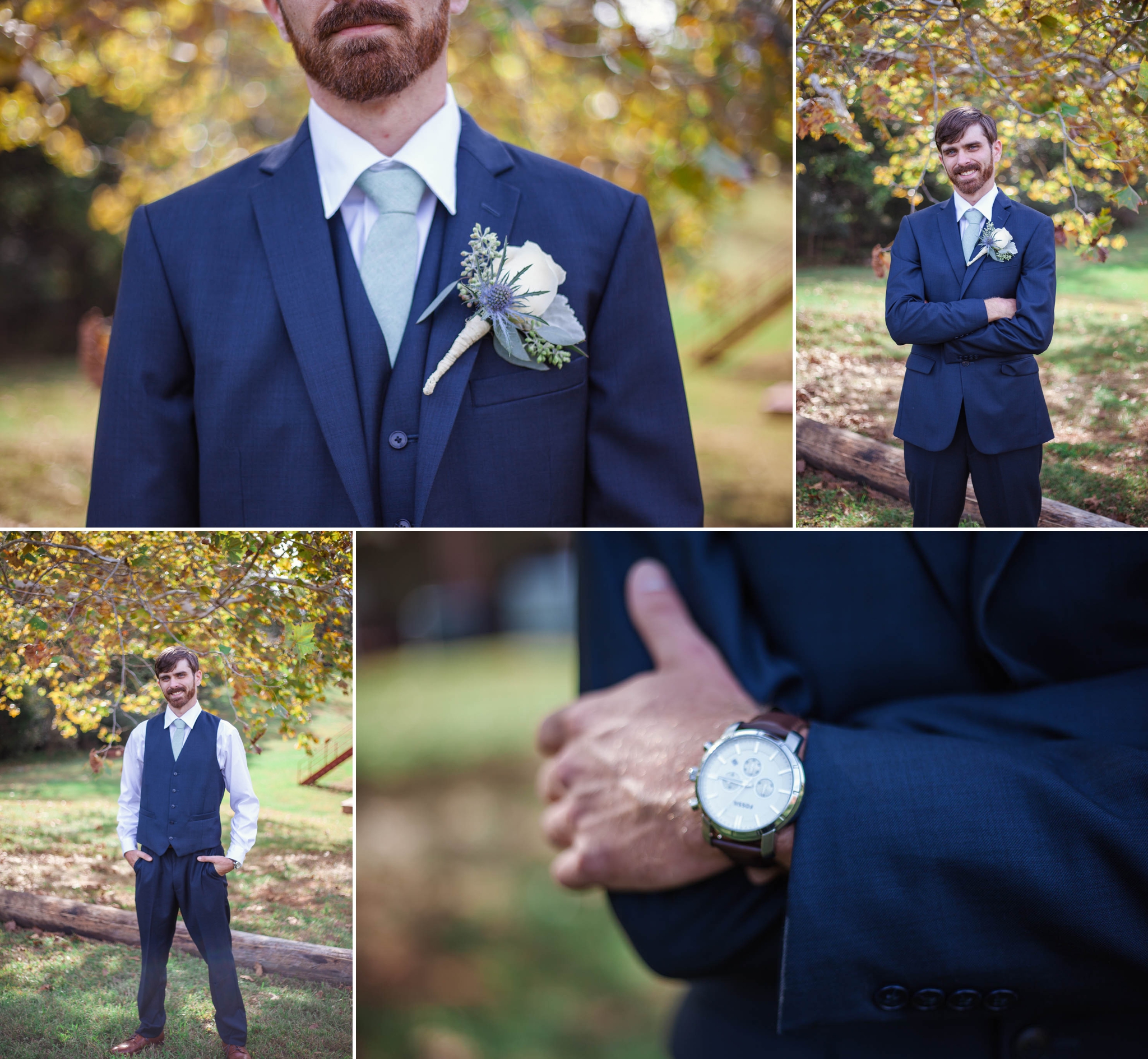 Groom Portraits - Chatham Mills in Pittsboro North Carolina Wedding Photography - Johanna Dye - Meredith and Brandon