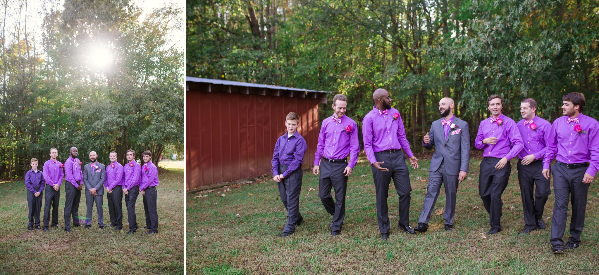 Groomsmen portraits - Brittany + Jonathan - Raleigh North Carolina Wedding Photographer