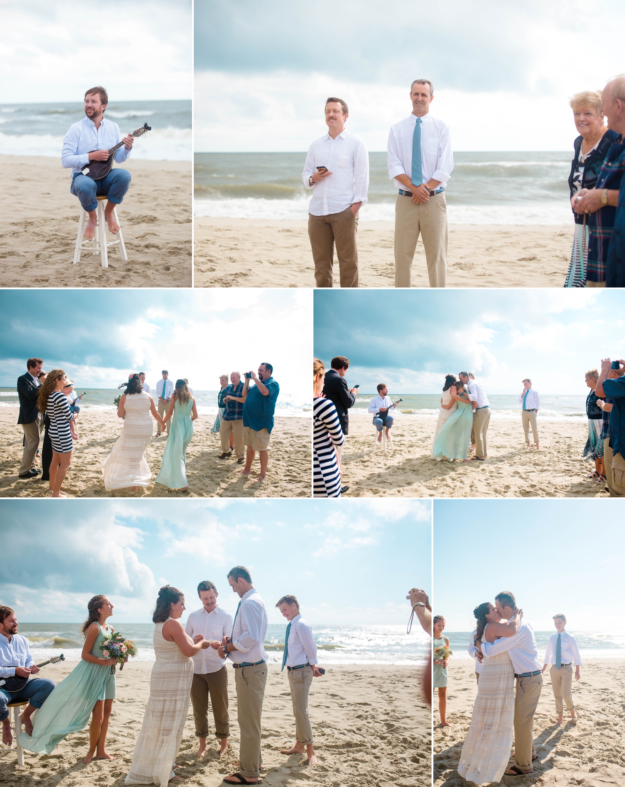 Chris + Sharon - Beach Wedding Photographer in Oak Island North Carolina