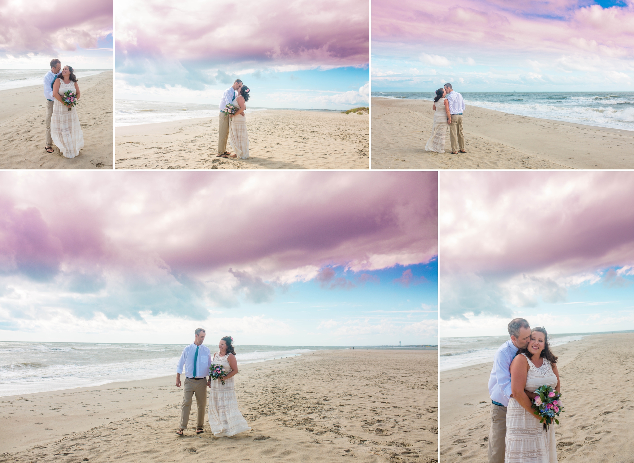 Chris + Sharon - Beach Wedding Photographer in Oak Island North Carolina