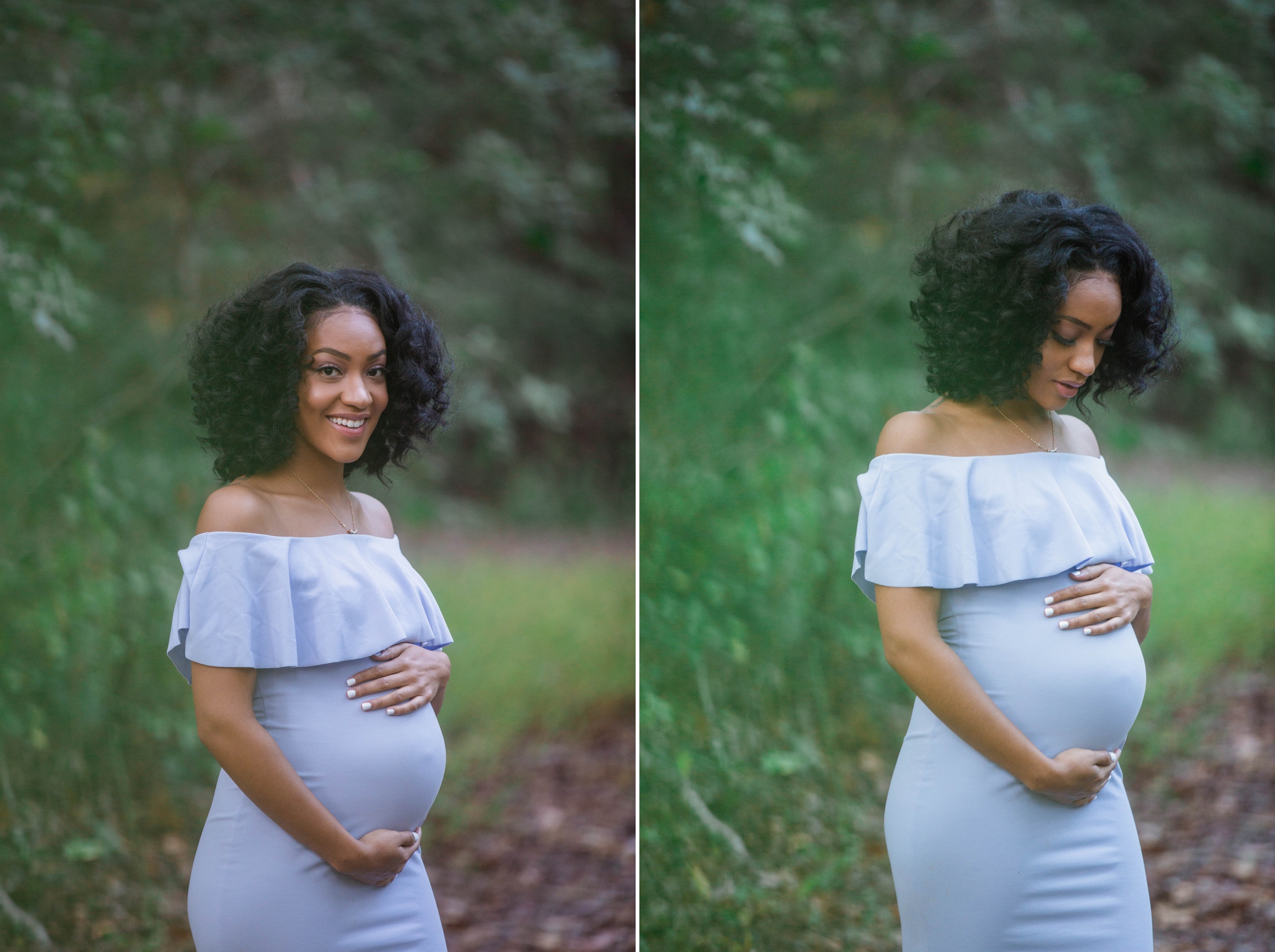 Maternity Photography Session at Clark Park in Fayetteville North Carolina