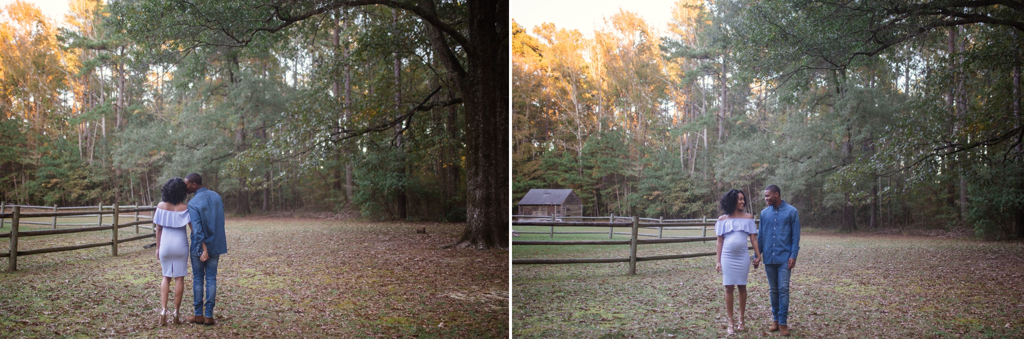 Maternity Photography Session at Clark Park in Fayetteville North Carolina