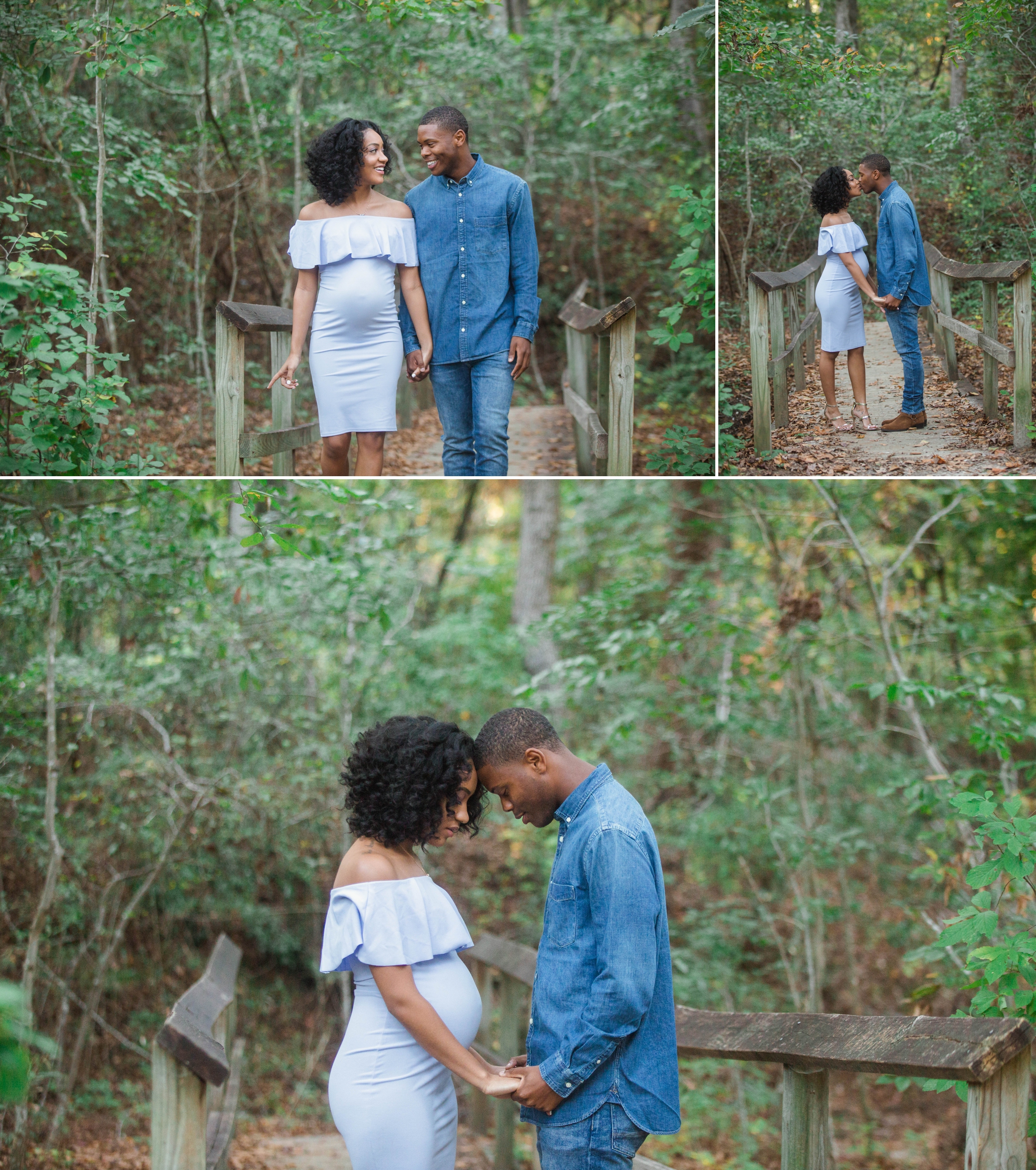 Maternity Photography Session at Clark Park in Fayetteville North Carolina