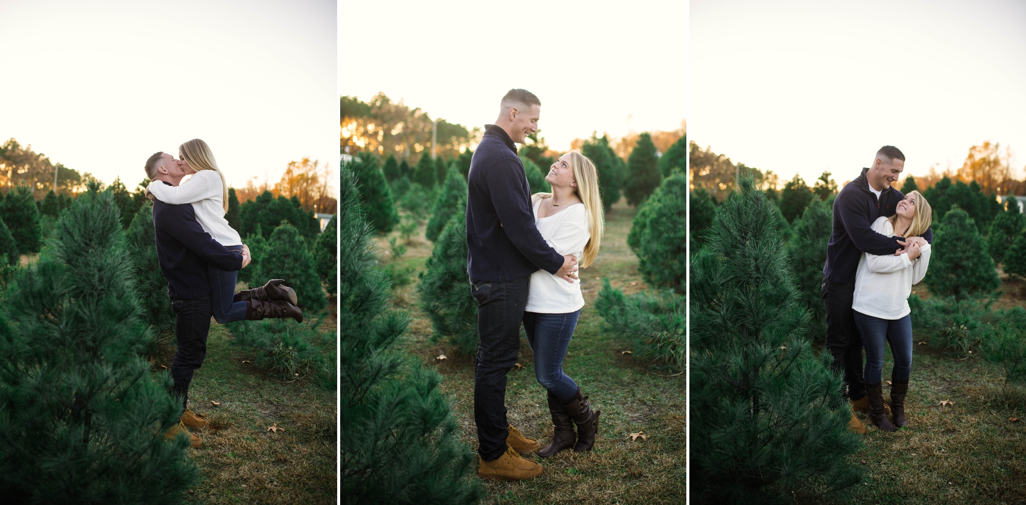 Fayetteville North Carolina Family Photographer at the Christmas Tree Farm - Johanna Dye Photography