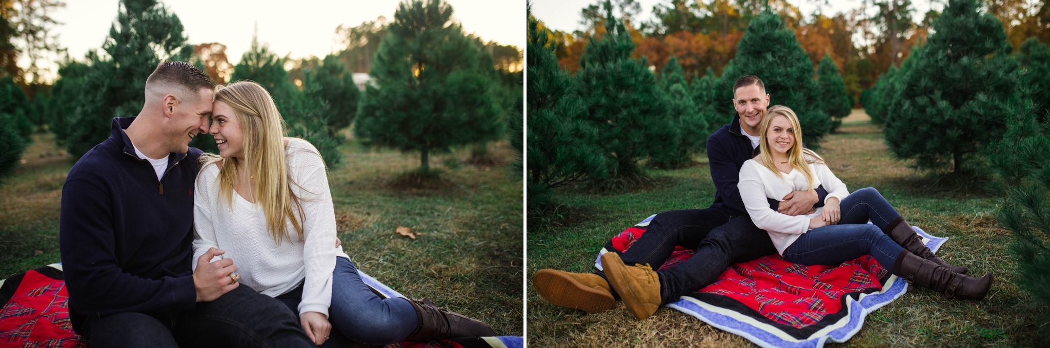 Fayetteville North Carolina Family Photographer at the Christmas Tree Farm - Johanna Dye Photography