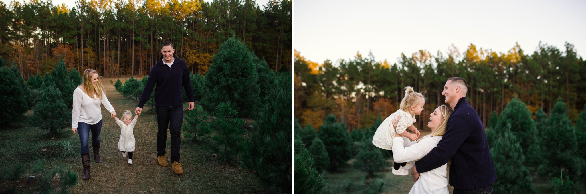 Fayetteville North Carolina Family Photographer at the Christmas Tree Farm - Johanna Dye Photography