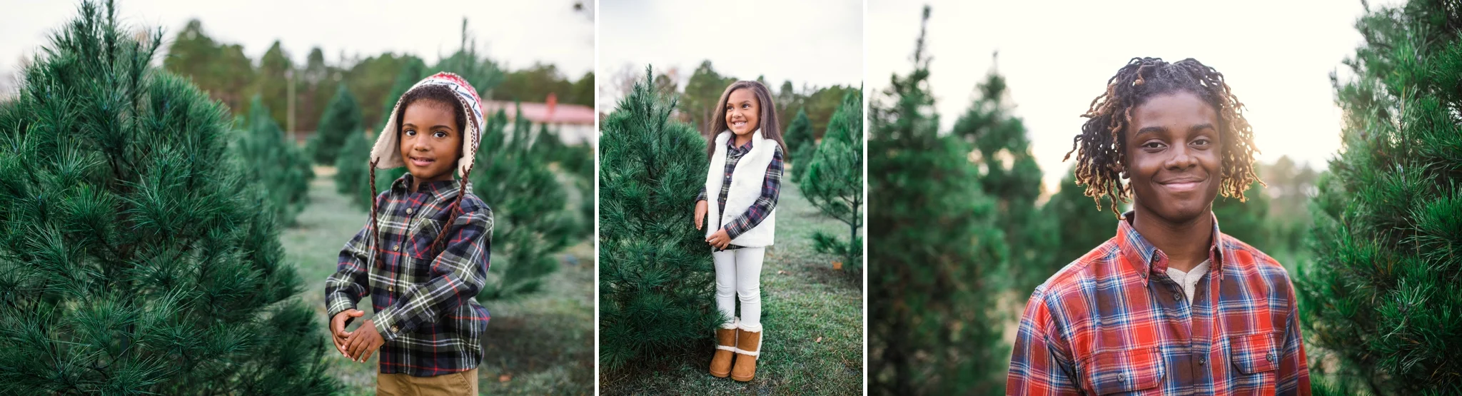 Family Photographer in Fayetteville North Carolina at the B&D CHristmas Tree Farm