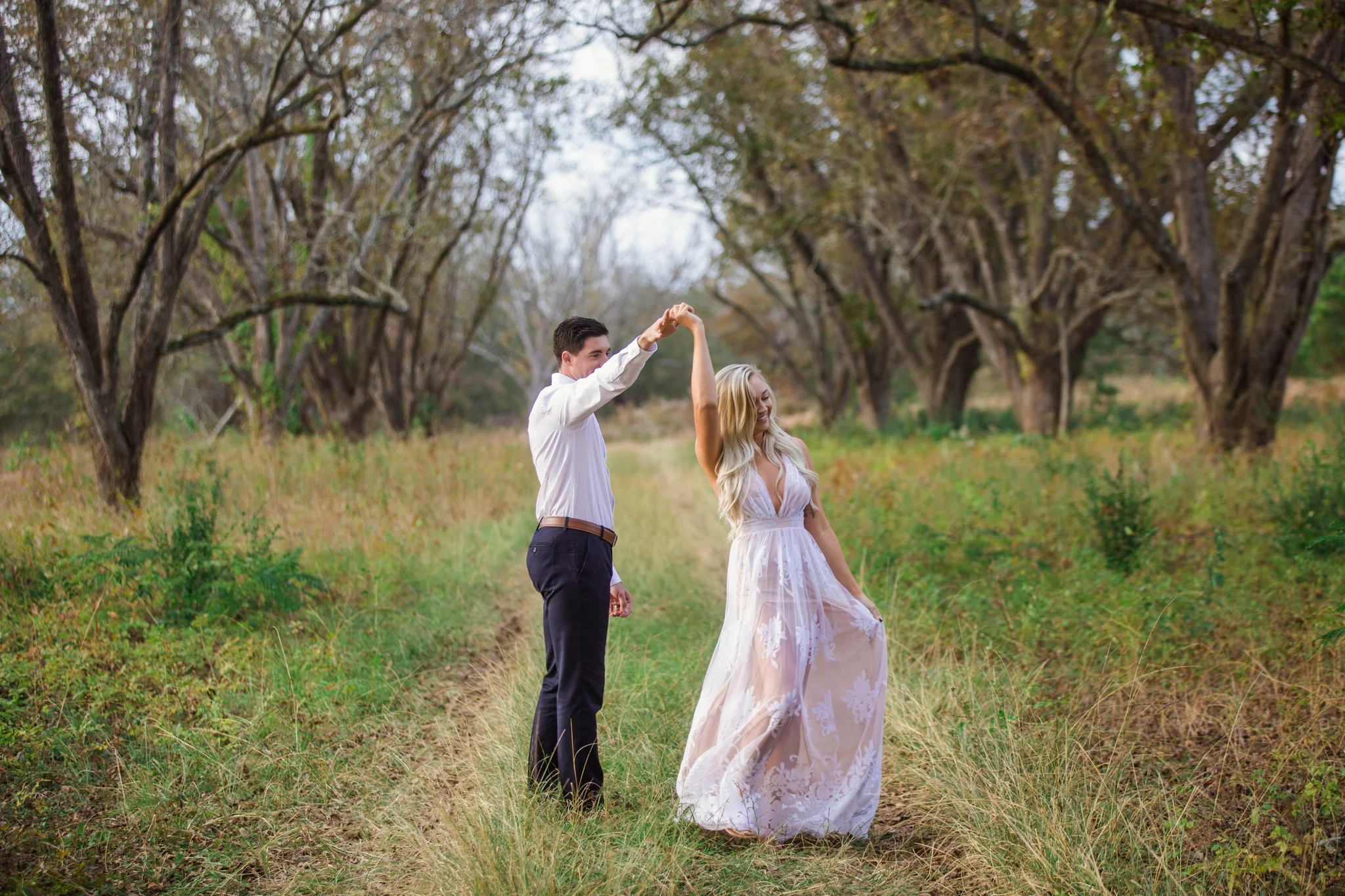 Couples photography in a Cornfield - Fayetteville North Carolina Engagement Photographer