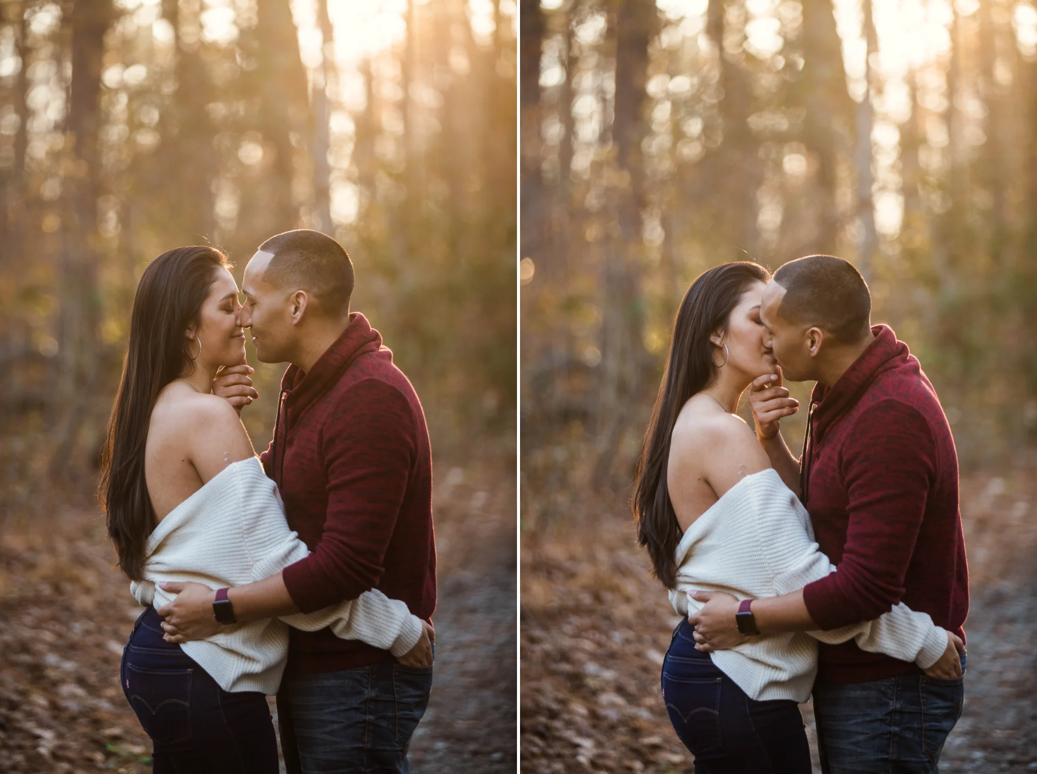 Engagement Photography Session in Clark Park in Fayetteville, North Carolina