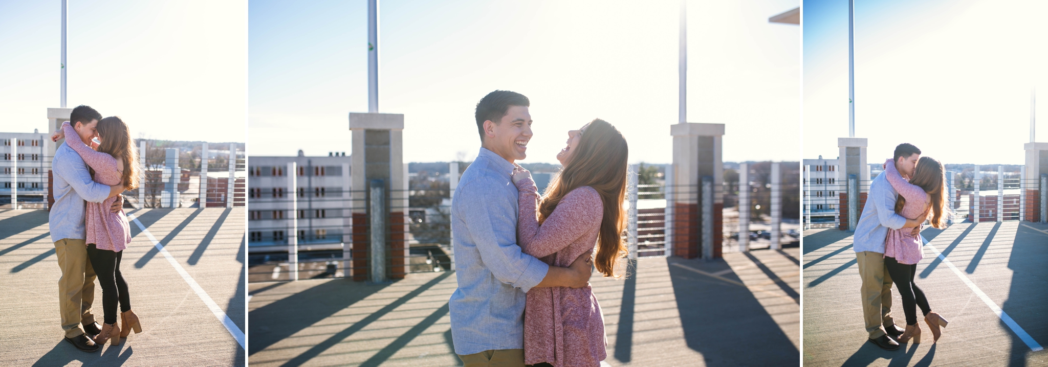 Jessica + Brandon - Engagement Photography in Downtown Fayetteville North Carolina