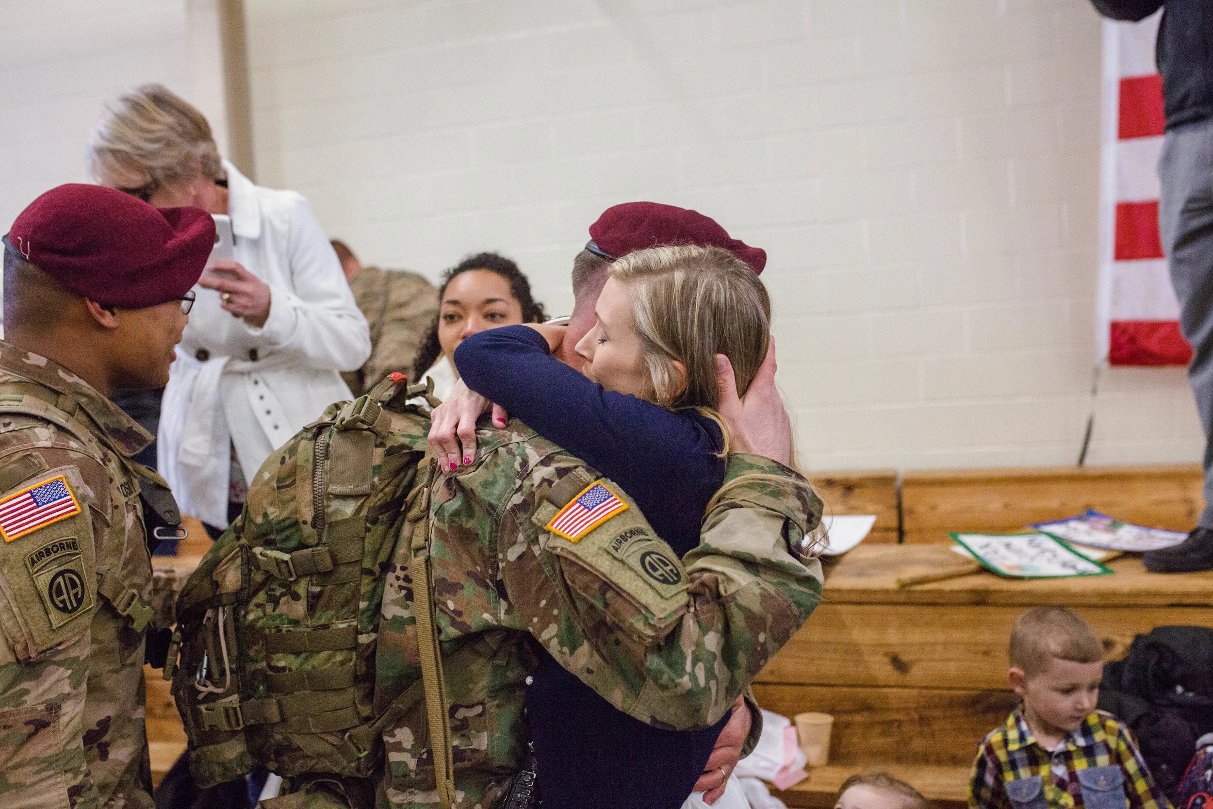 The Meyer Family - Homecoming Photographer in Fort Bragg, North Carolina