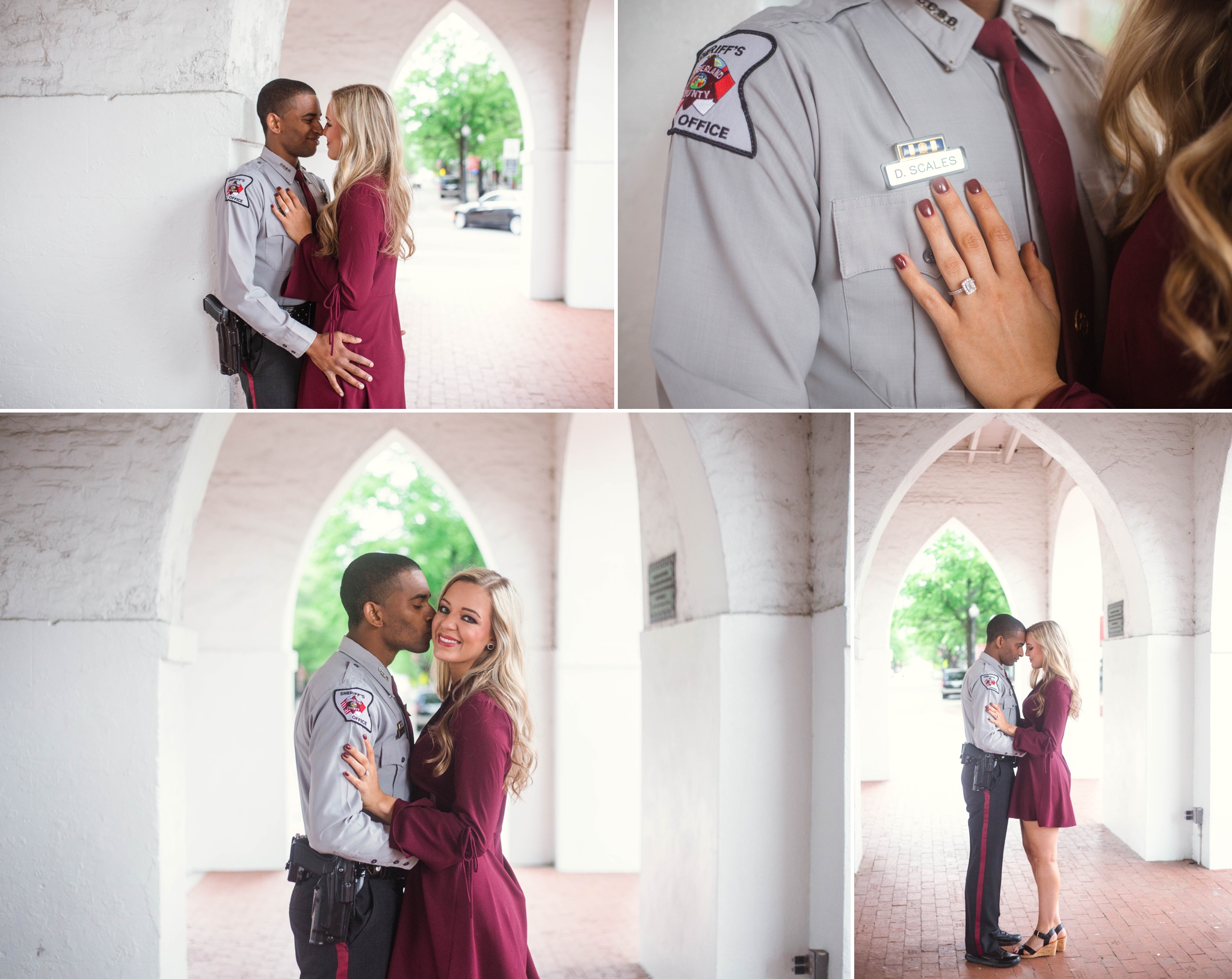 Engagement Photography in Downtown Fayetteville North Carolina