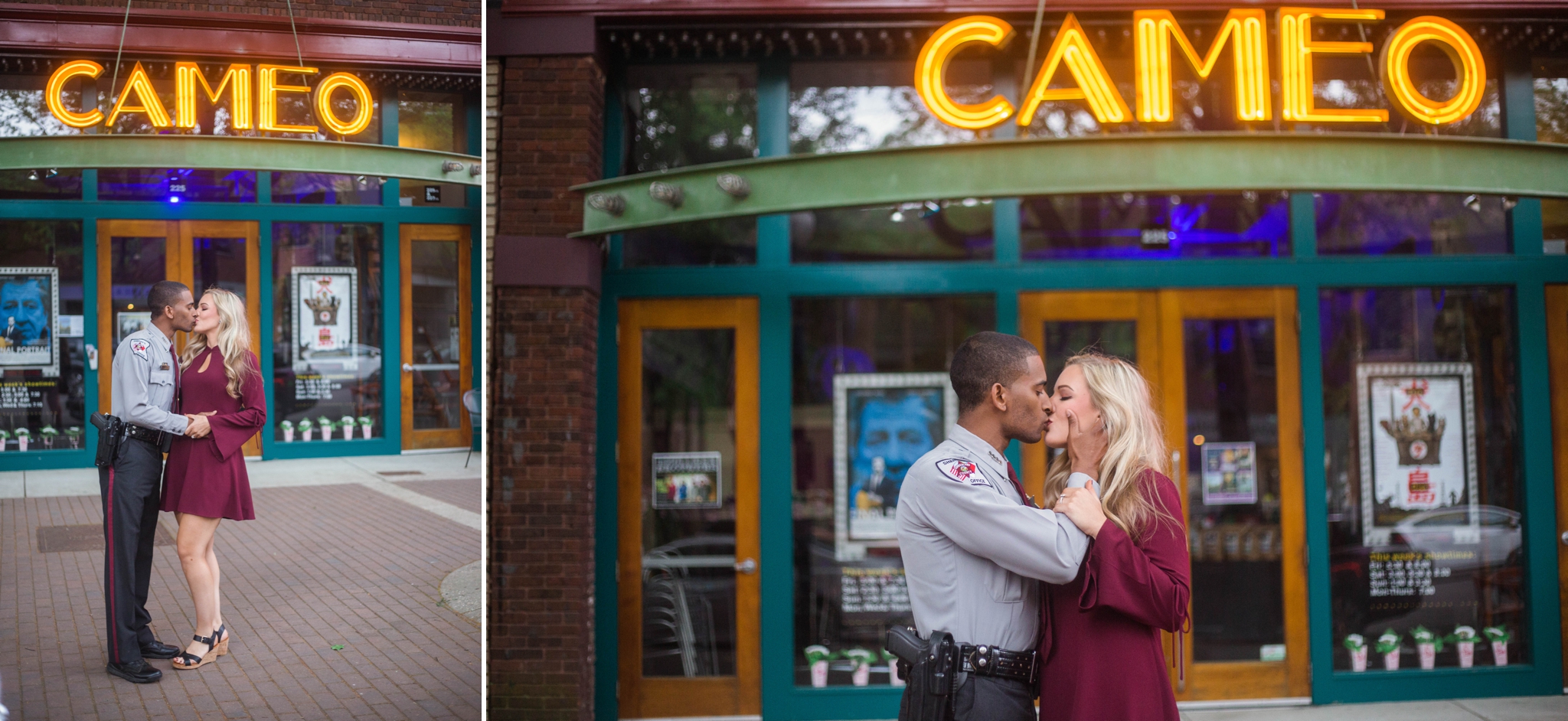 Engagement Photography in Downtown Fayetteville North Carolina