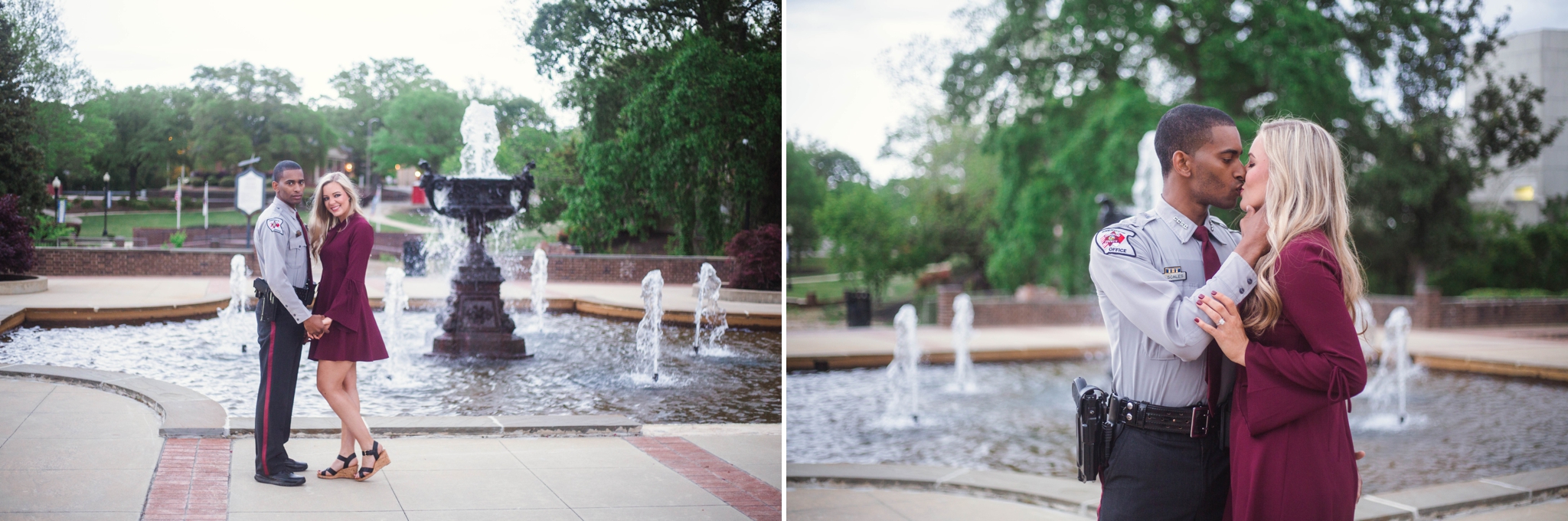 Engagement Photography in Downtown Fayetteville North Carolina