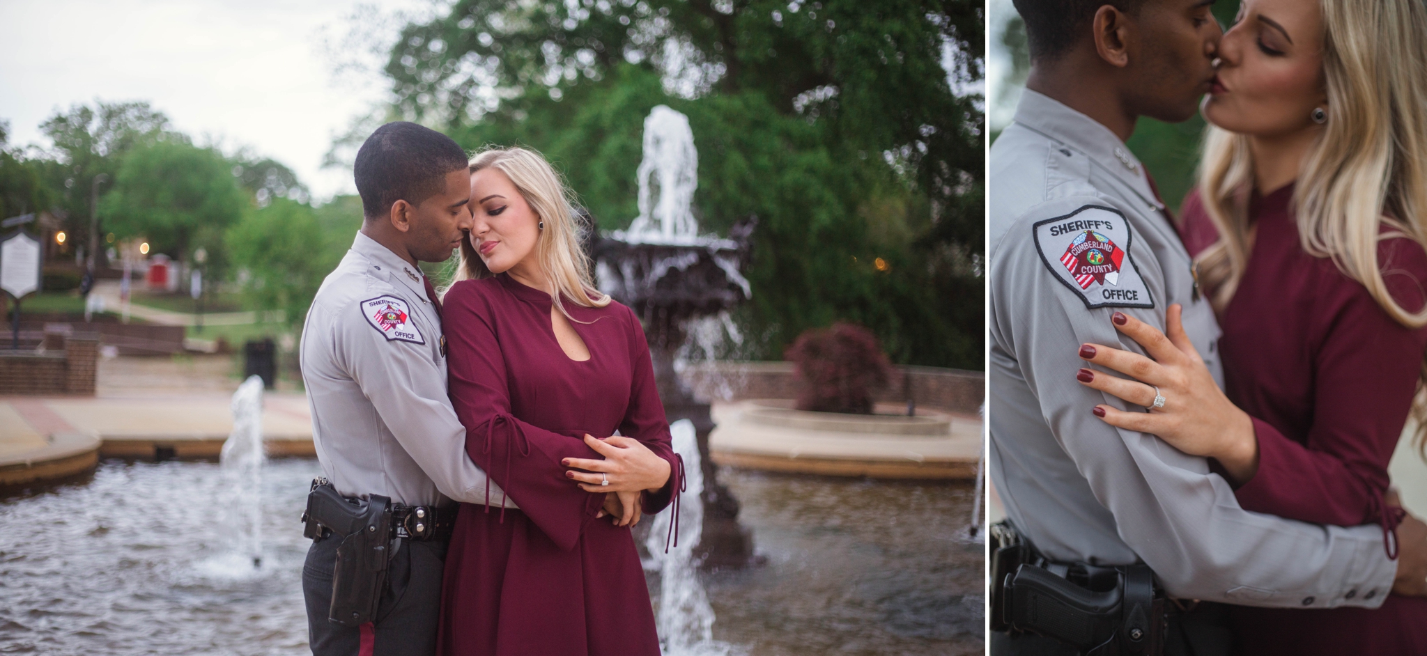 Engagement Photography in Downtown Fayetteville North Carolina