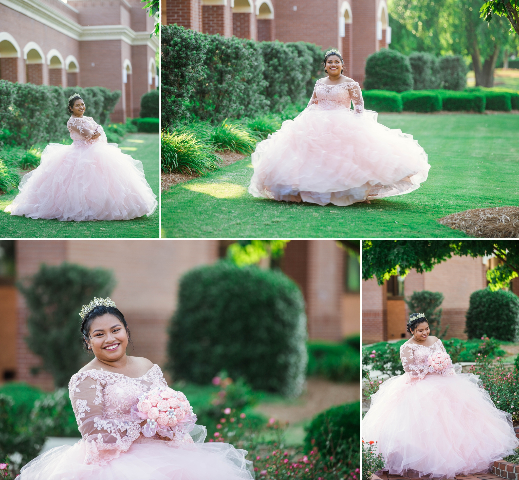 Sweet 16 Photography Session at the FTCC Rose Garden - Fayetteville NC Senior Photographer