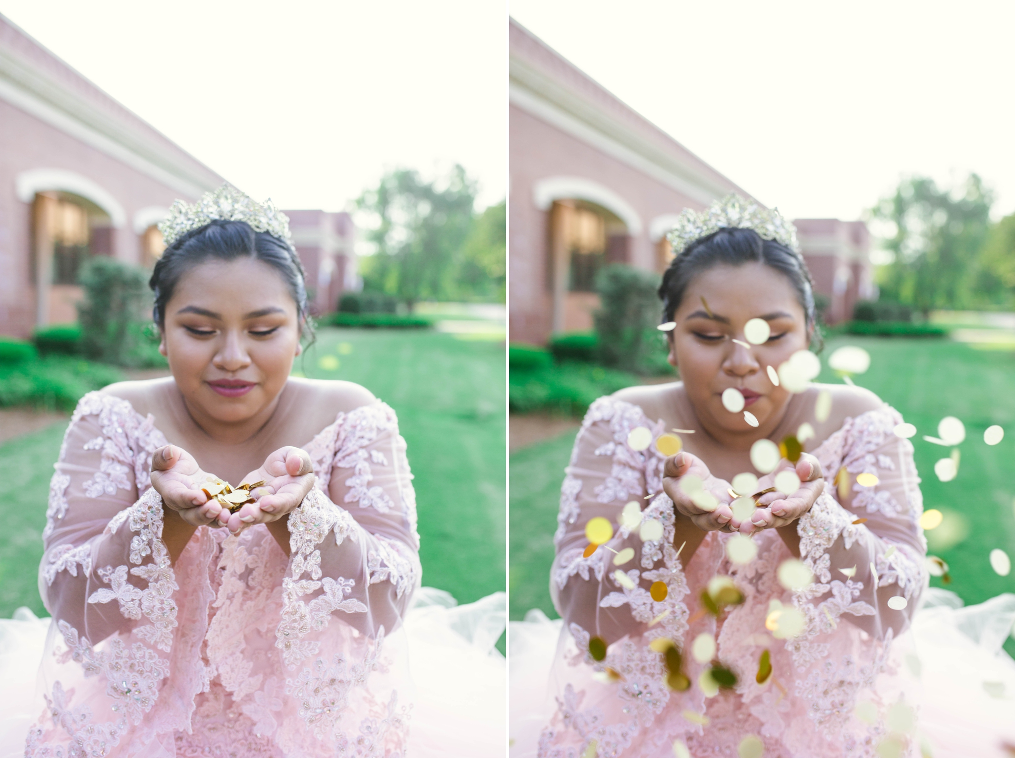 Sweet 16 Photography Session at the FTCC Rose Garden - Fayetteville NC Senior Photographer